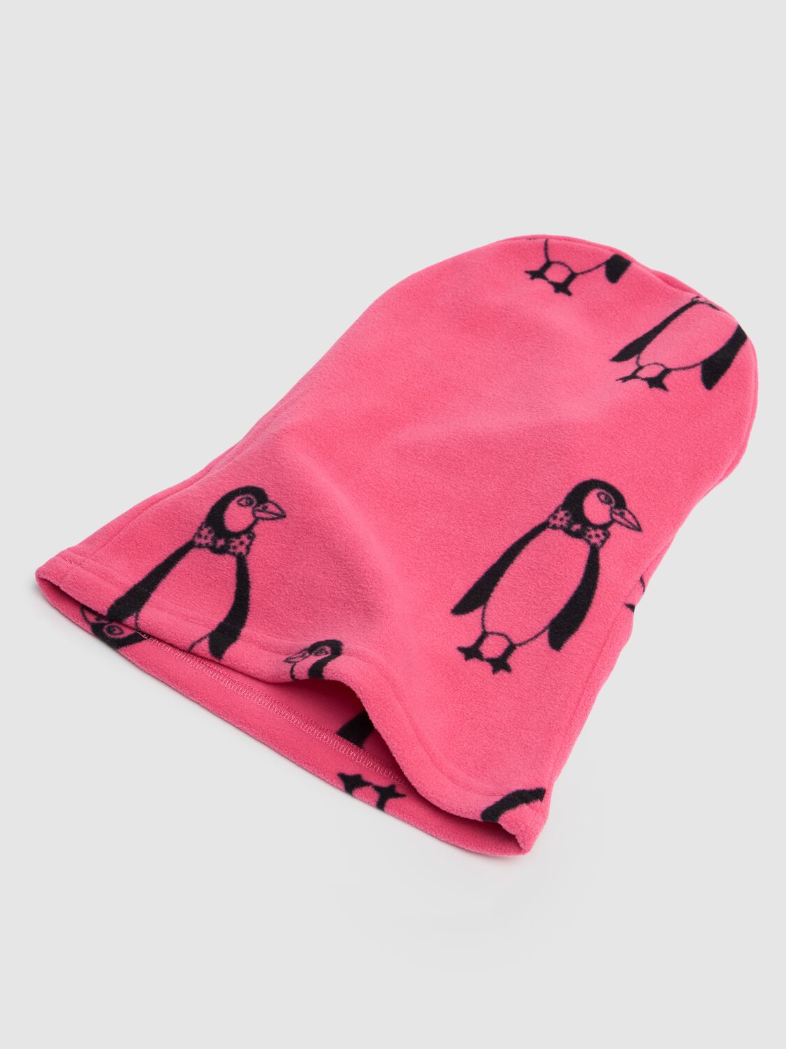 Shop Mini Rodini Printed Recycled Poly Balaclava Hat In Pink