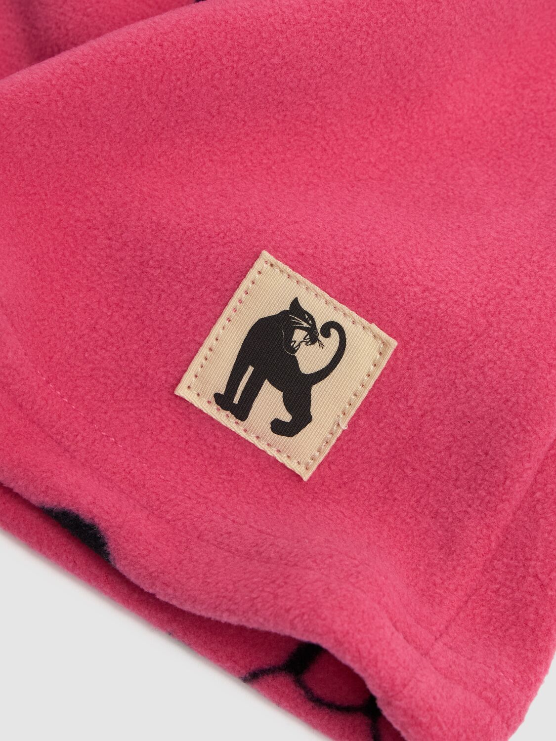 Shop Mini Rodini Printed Recycled Poly Balaclava Hat In Pink