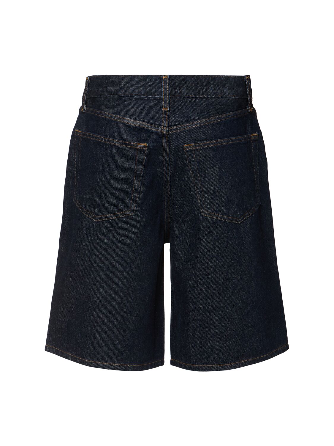 Shop Agolde Risha Wide Shorts In Blue