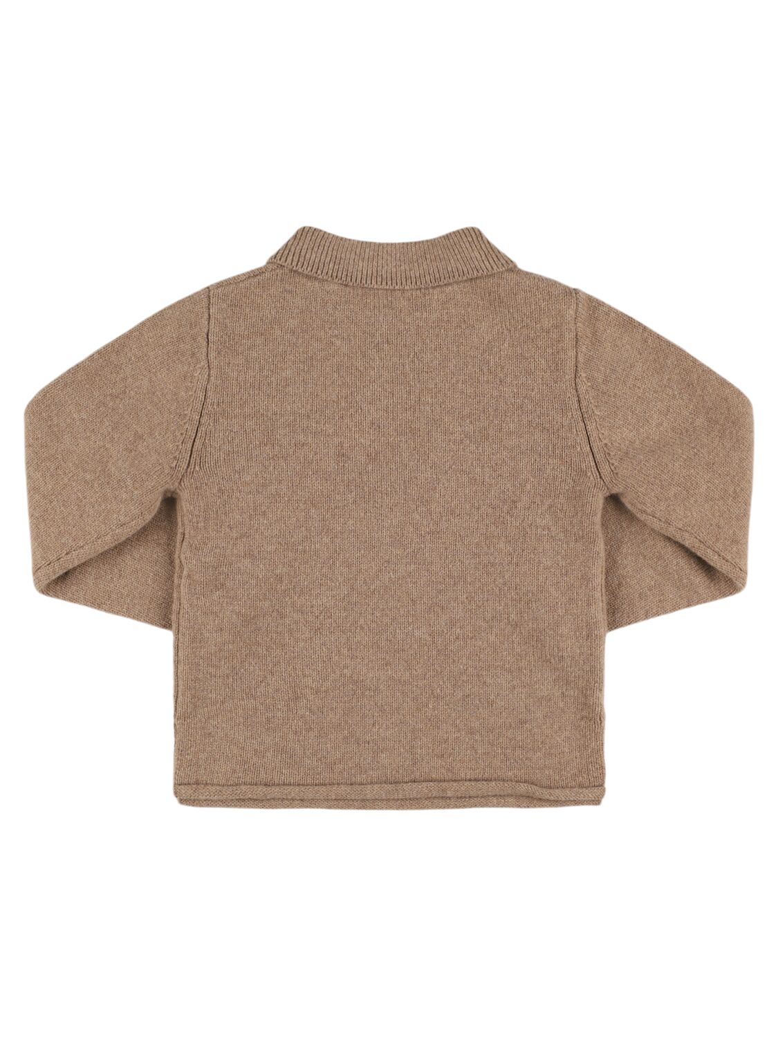 Shop Donsje Wool Knit Sweater In Light Brown