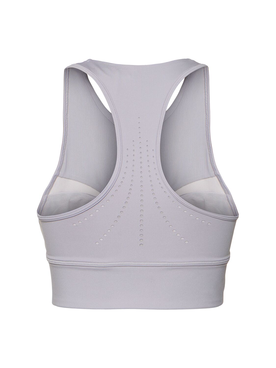 Shop Adidas By Stella Mccartney True Purpose Crop Bra Top In Lavender