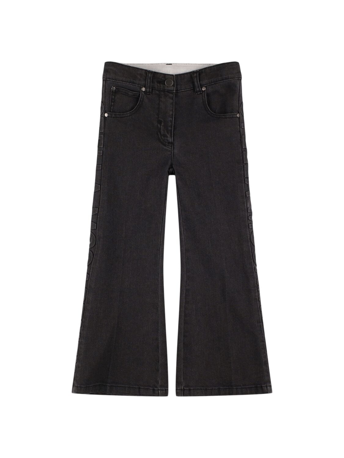 Stretch Cotton Denim Pants