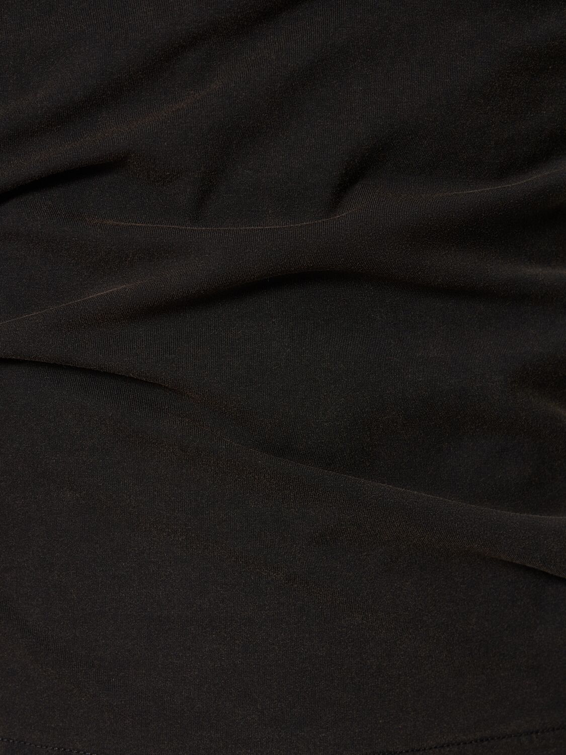 Entire Studios Mini Stretch Cotton T-shirt In Washed Black