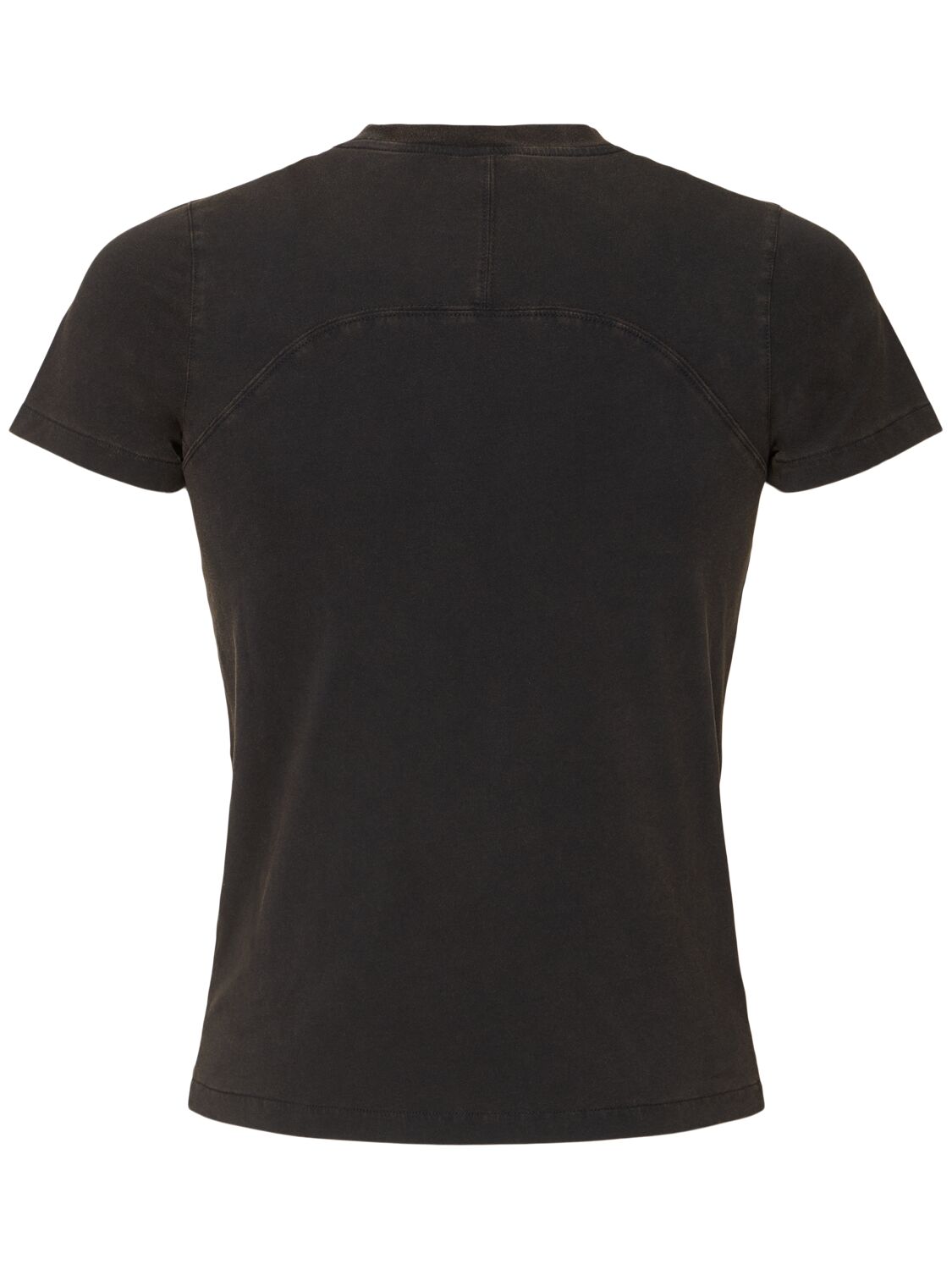 Entire Studios Mini Stretch Cotton T-shirt In Washed Black