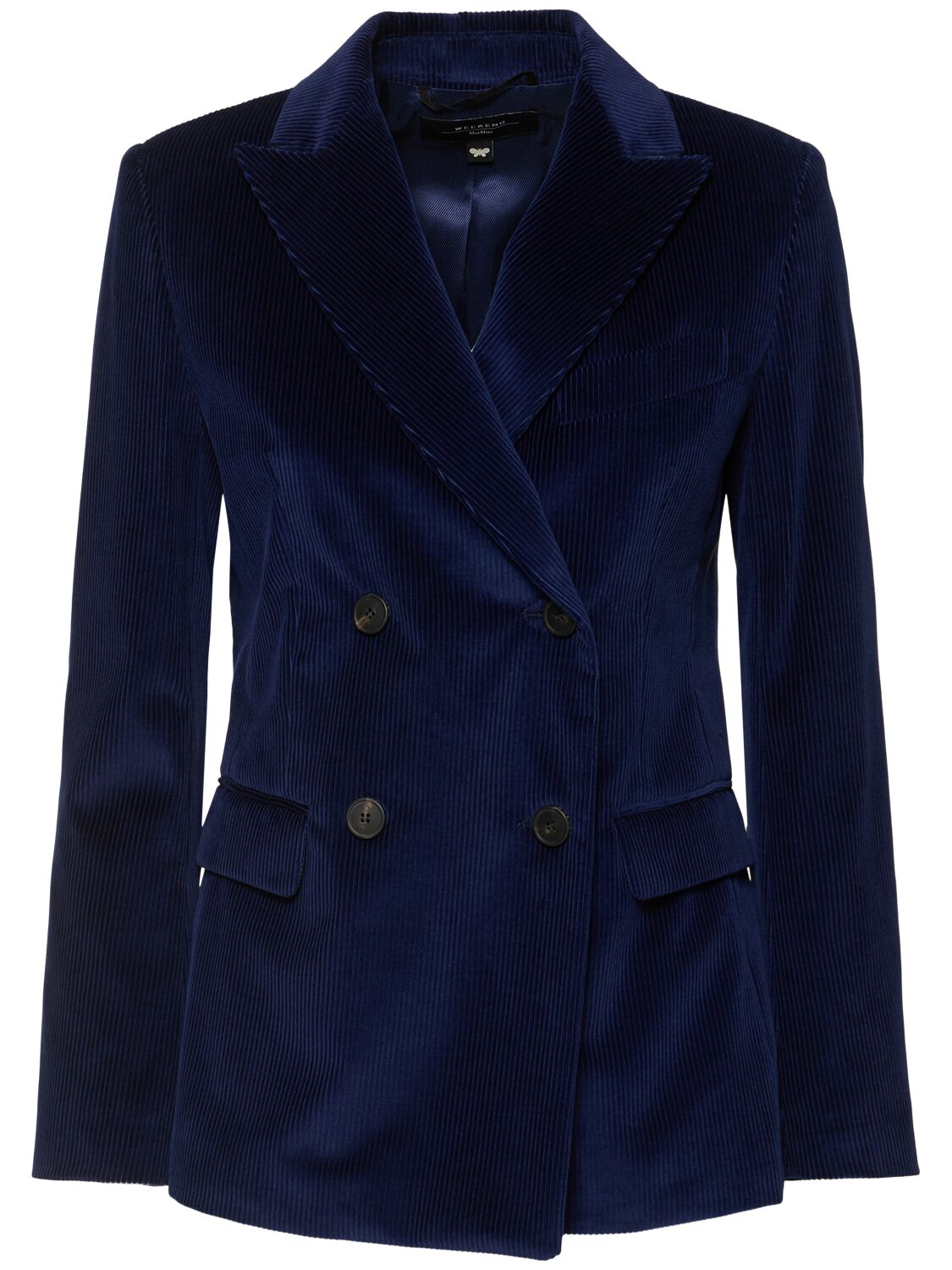 Shop Weekend Max Mara Katanga Corduroy Blazer In Blue