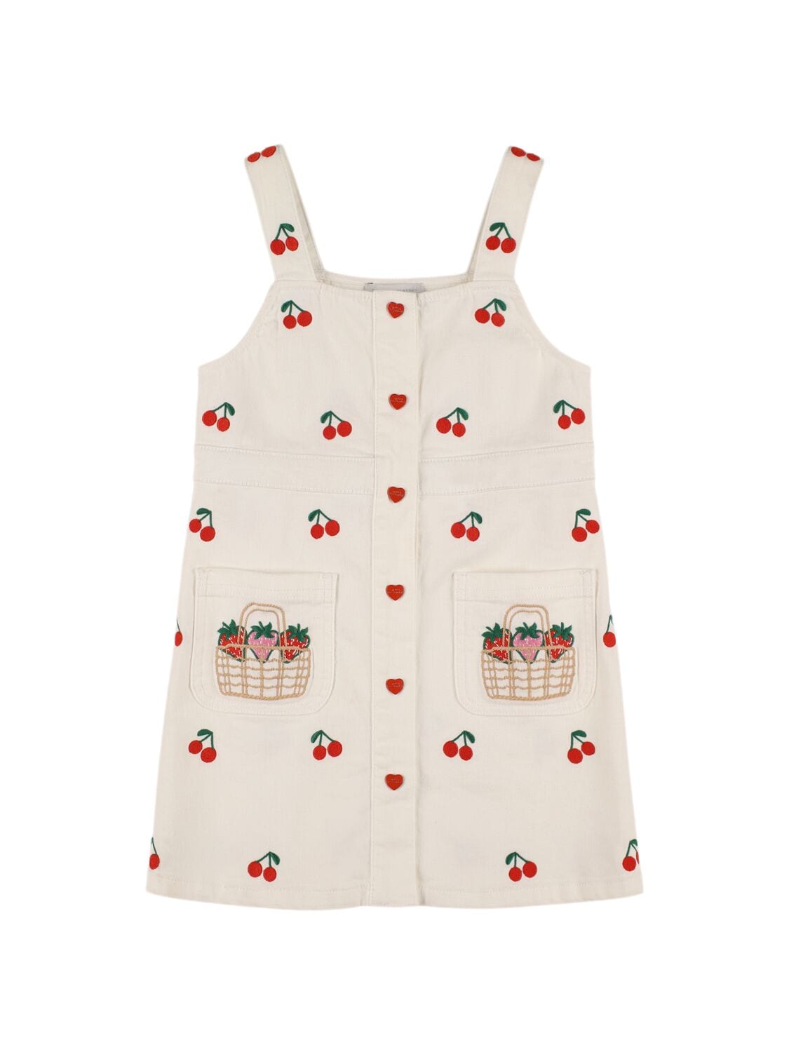 Cherry Cotton Gabardine Dress