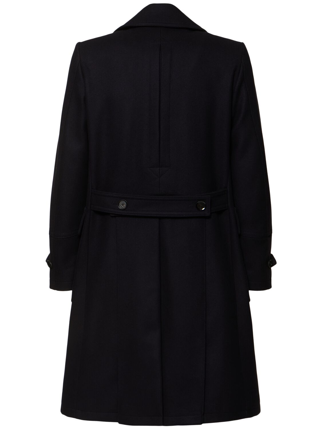 Shop Belstaff Milford Wool Blend Coat In Ink Blue