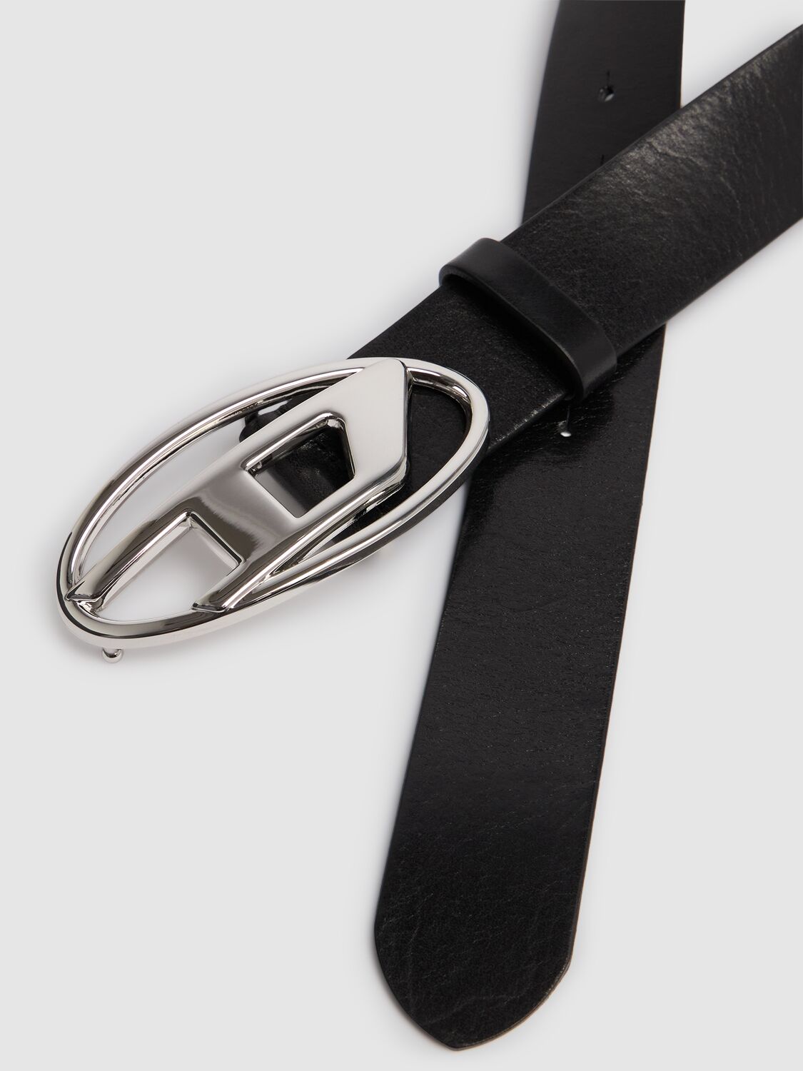 DIESEL 4CM 1DR LEATHER BELT 