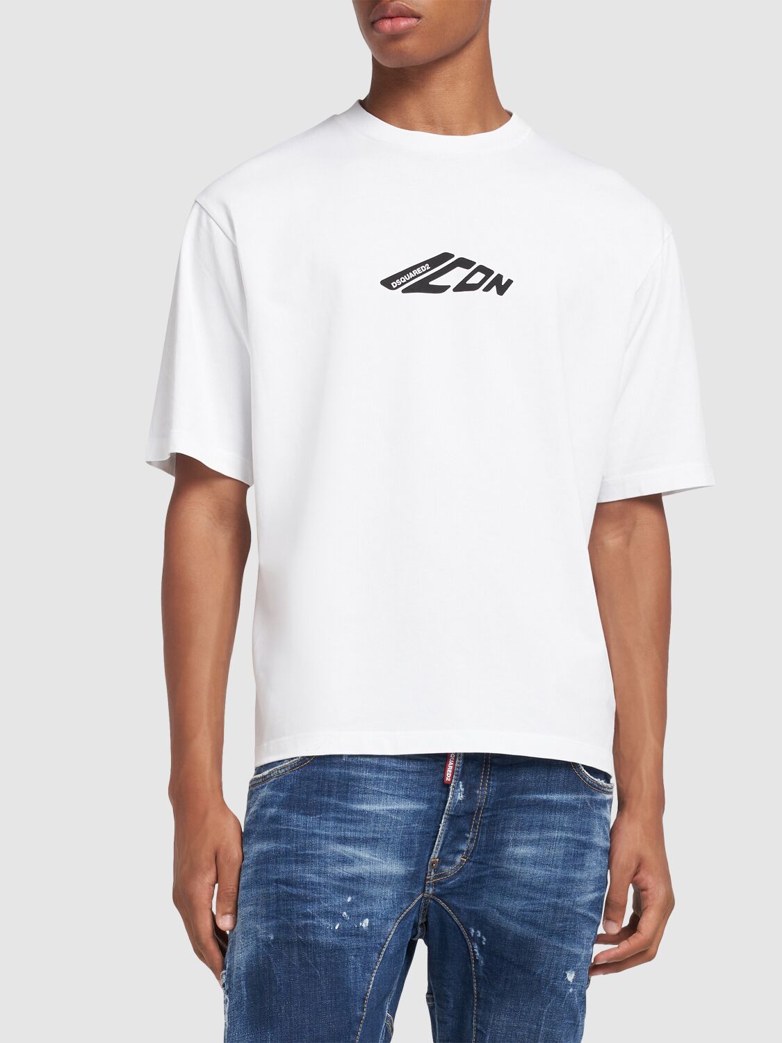 Shop Dsquared2 Loose Fit T-shirt In White