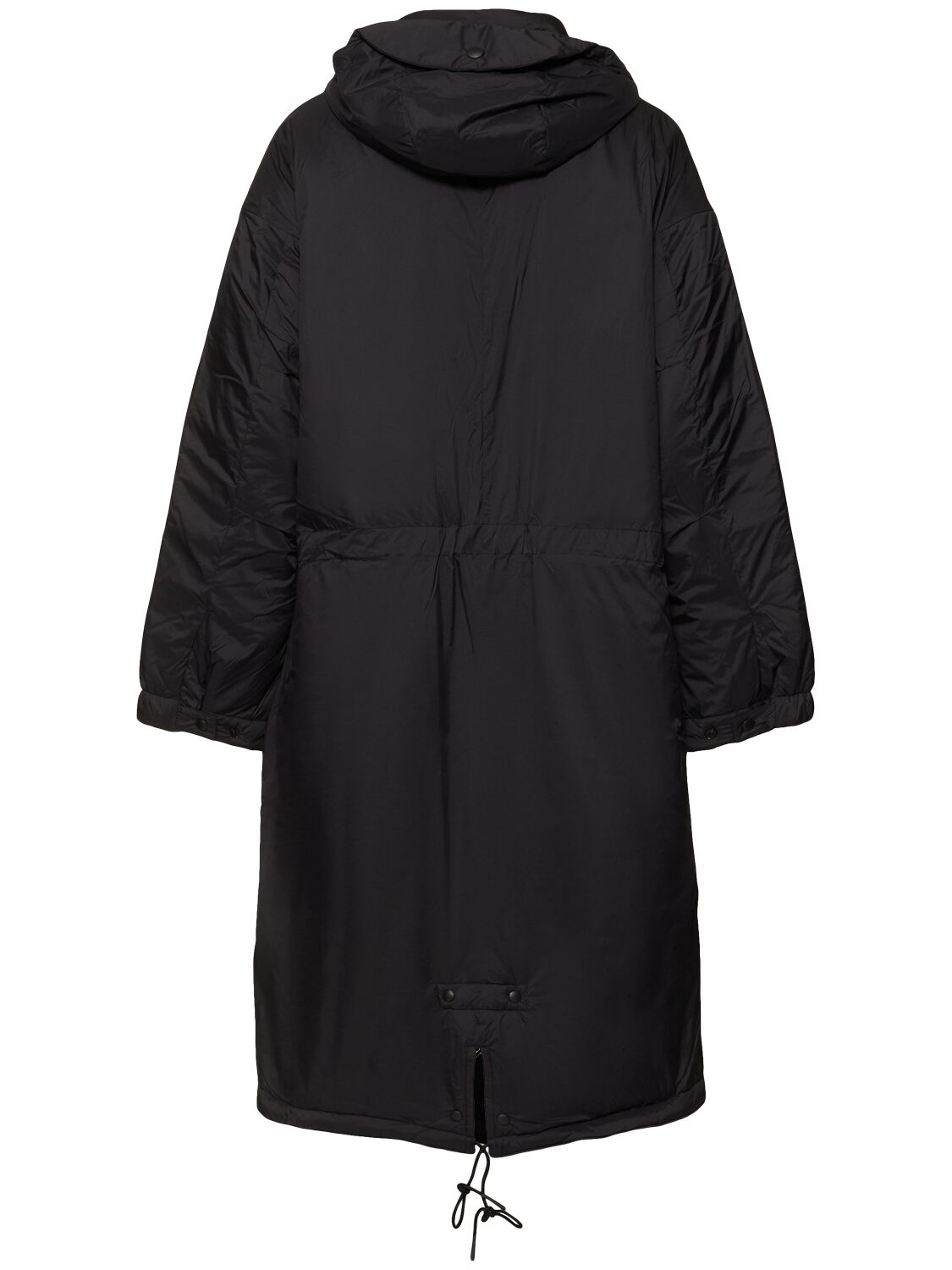 Shop Y-3 Padded Recycled Tech Parka In Black