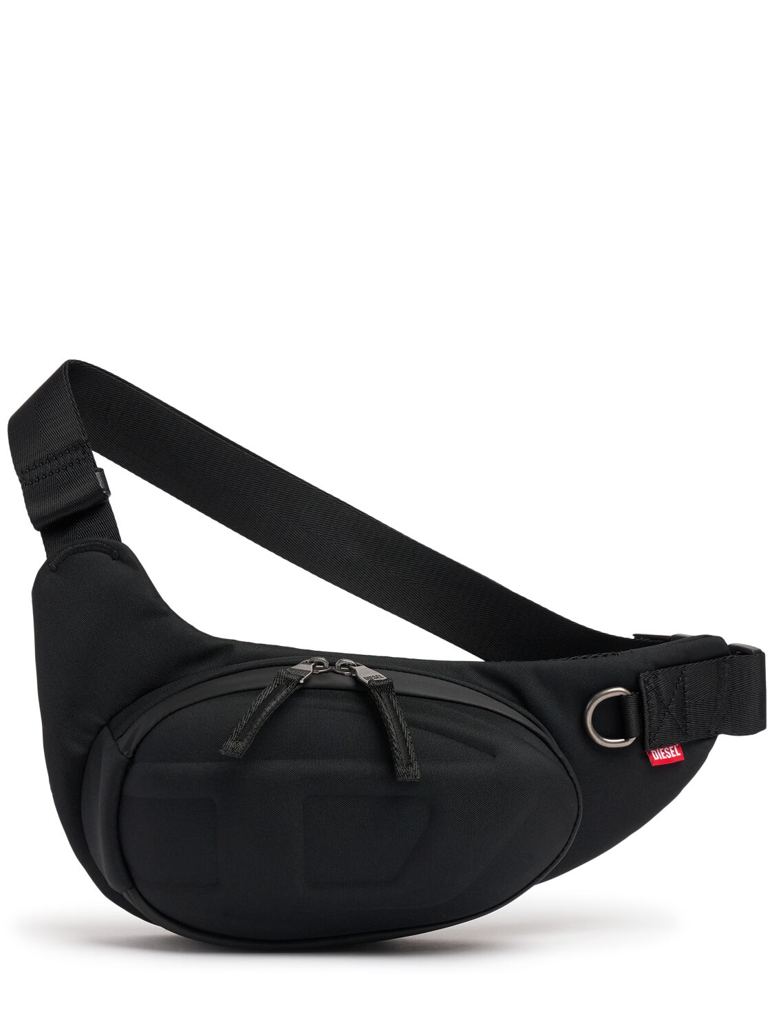 Diesel Hard Shell Belt Bag In Black