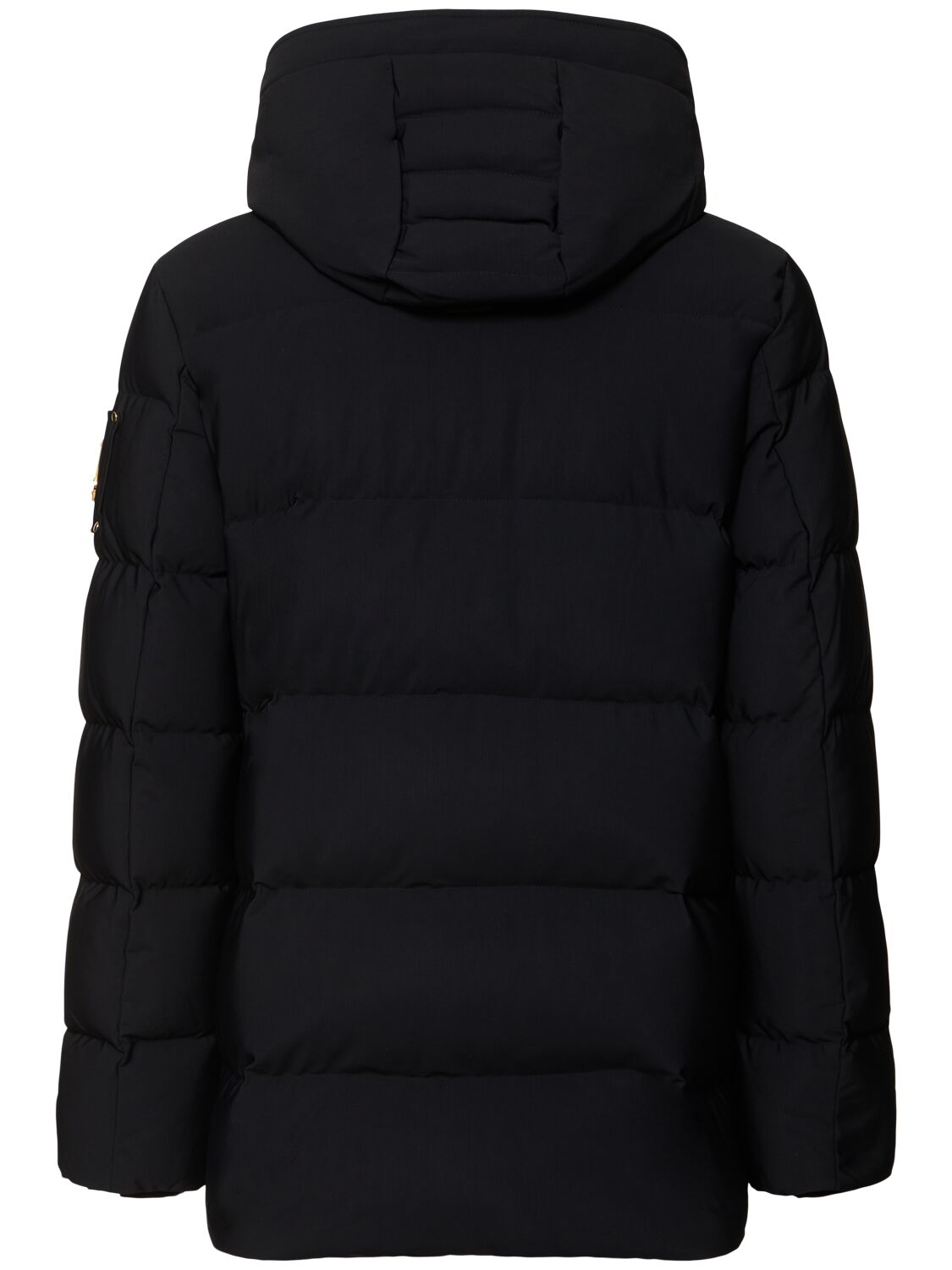 Shop Moose Knuckles Valleyfield Nylon Down Jacket In Black