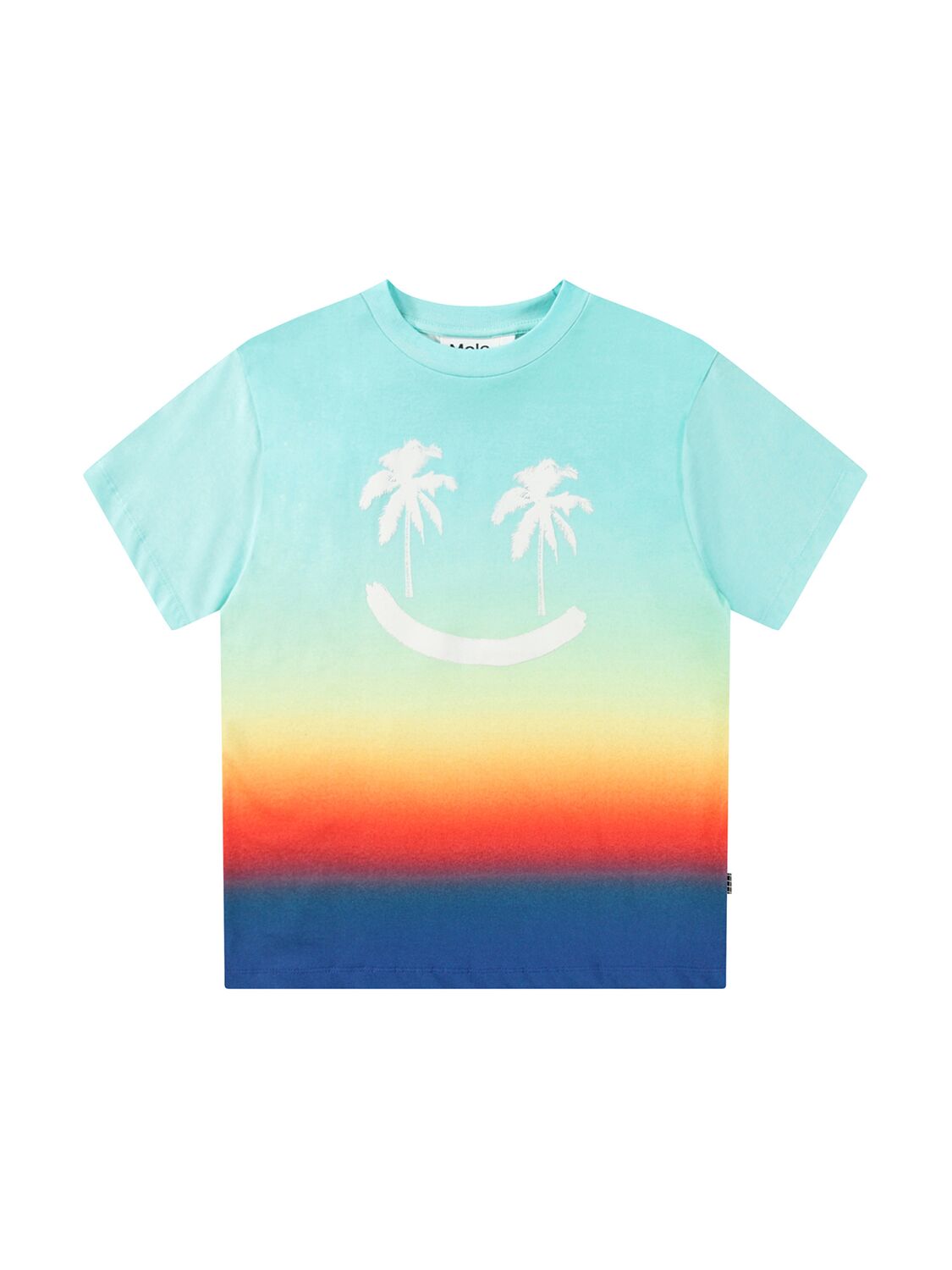 Molo Printed Organic Cotton T-shirt In Multicolor