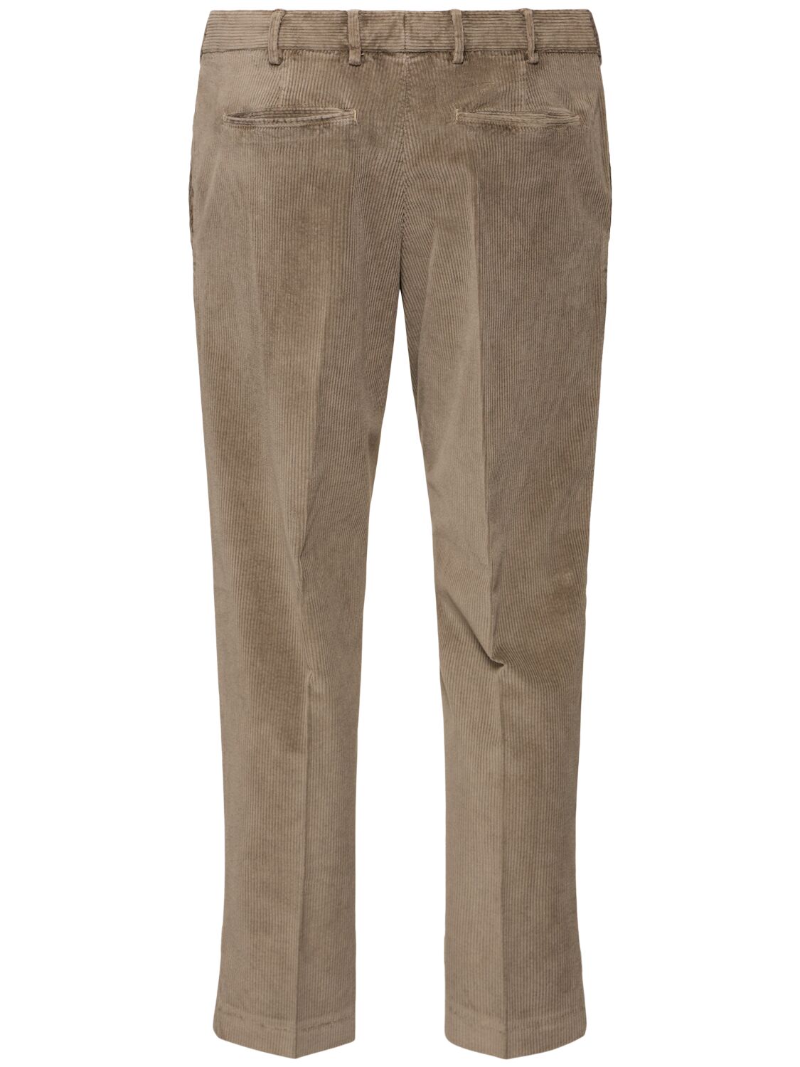 Shop Pt Torino Rebel Stretch Corduroy Pants In Brown