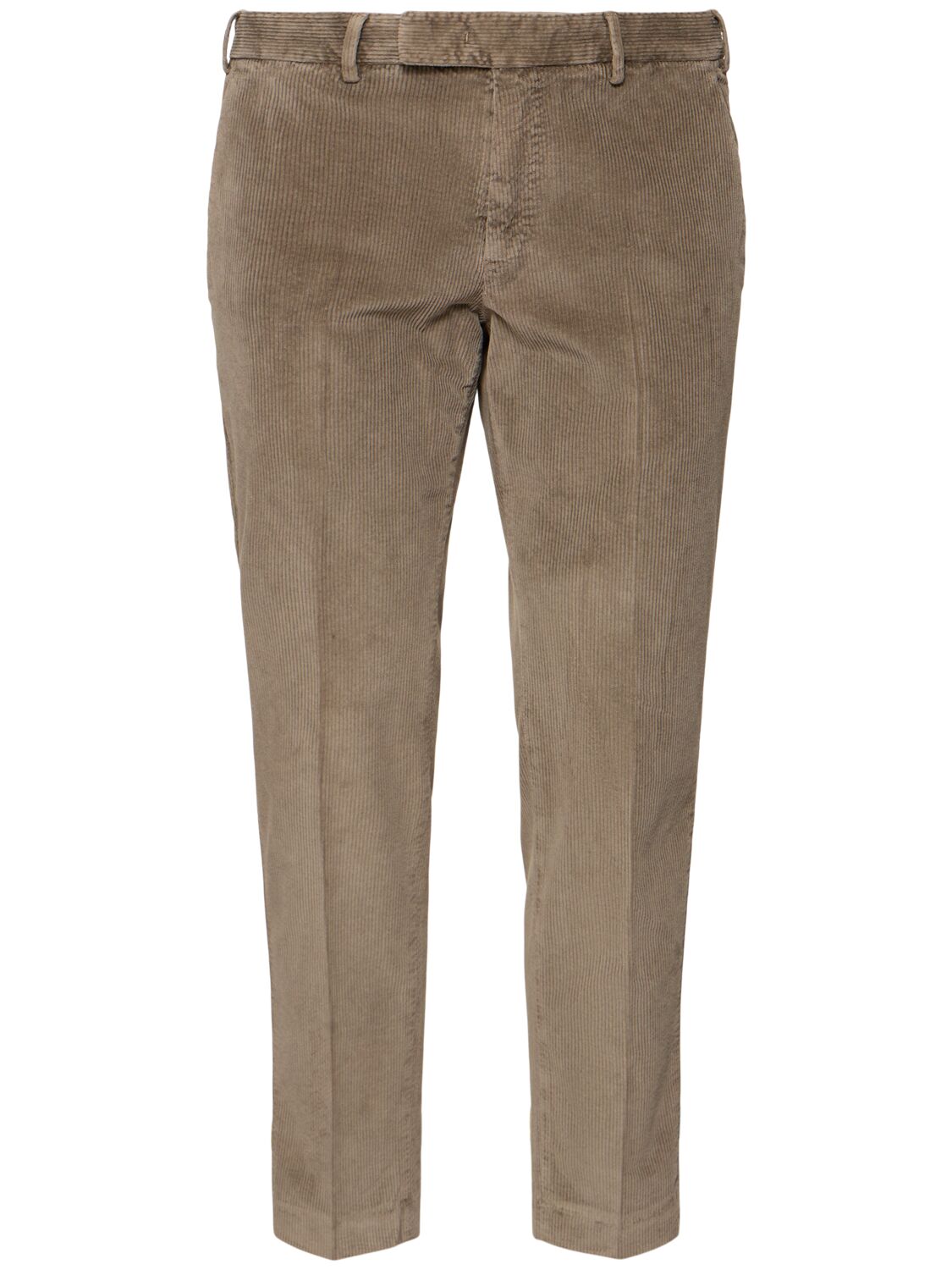 Shop Pt Torino Rebel Stretch Corduroy Pants In Brown