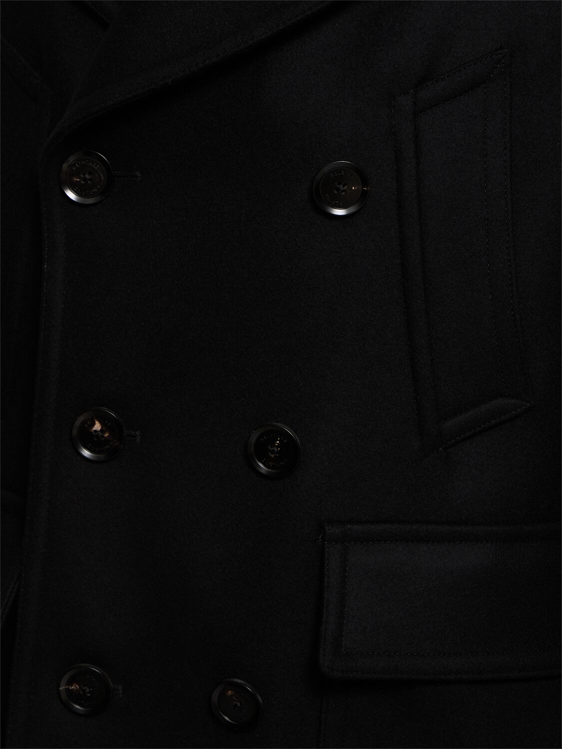 Shop Belstaff Milford Wool Blend Coat In Black