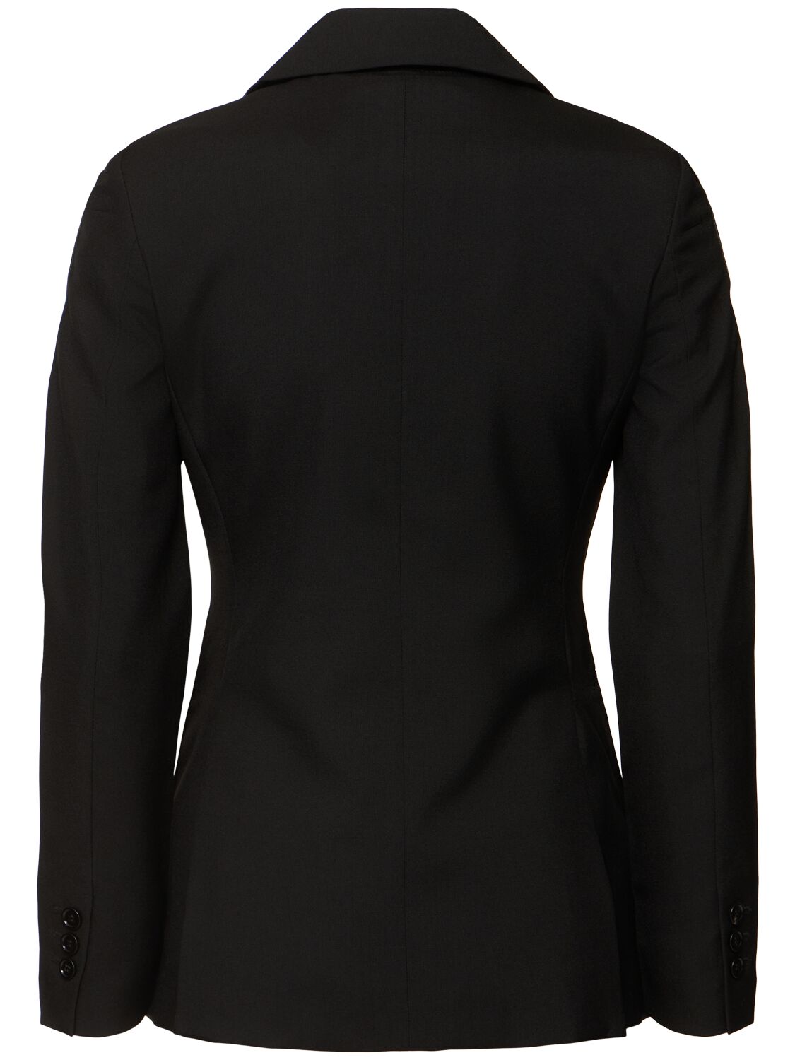 Shop Marni Tropical Coated Wool Blazer In Black