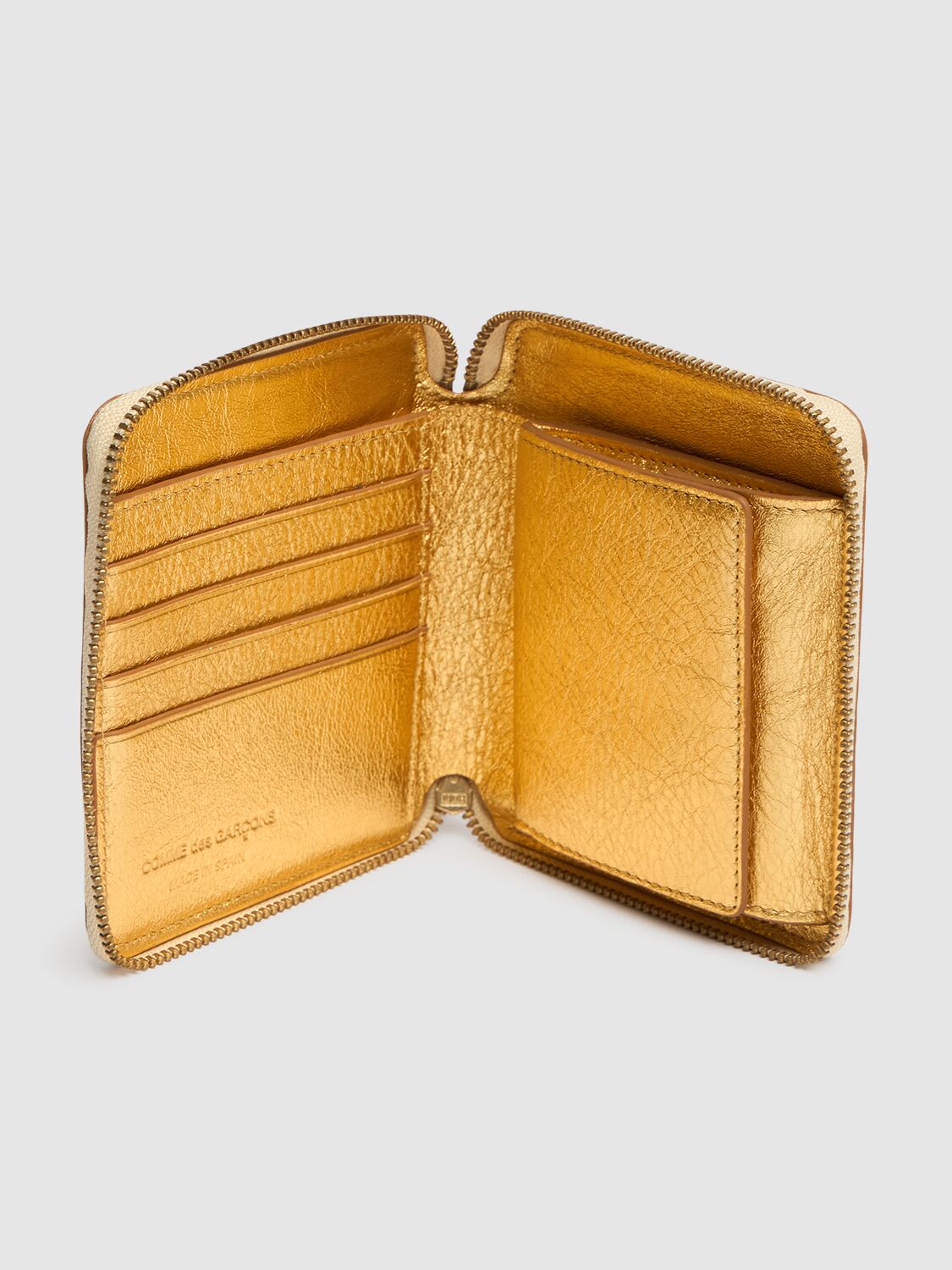 COMME DES GARÇONS LEATHER ZIP-AROUND WALLET 