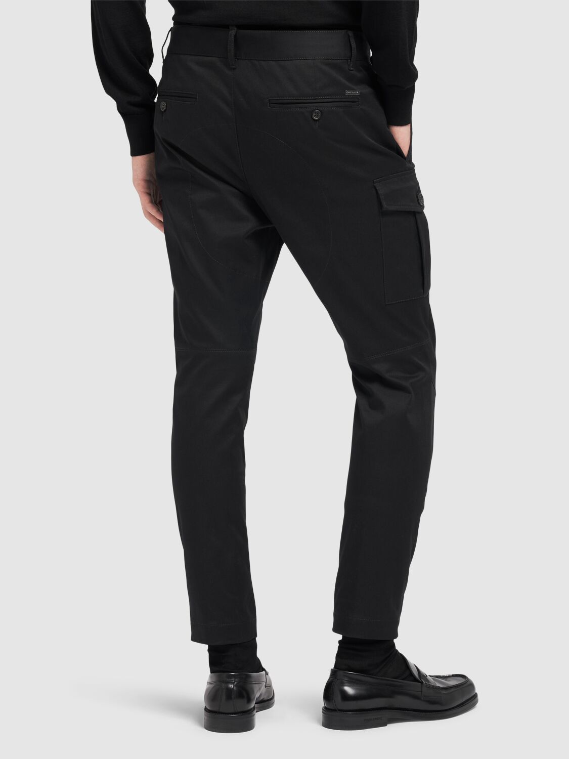 Sexy Stretch Cotton Cargo Pants