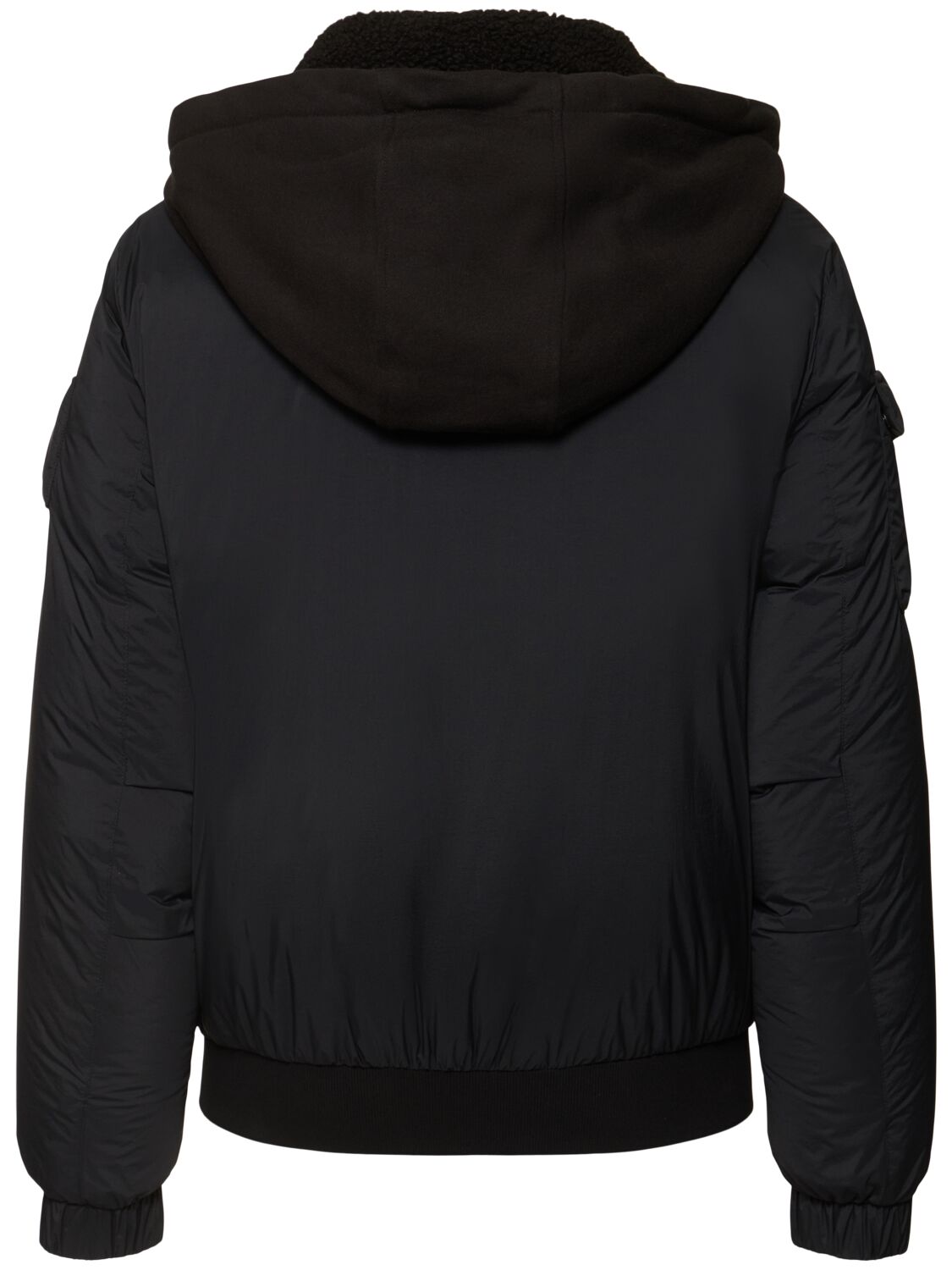 Shop Moose Knuckles Bruce Relaxed Fit Down Bomber Jacket In Black