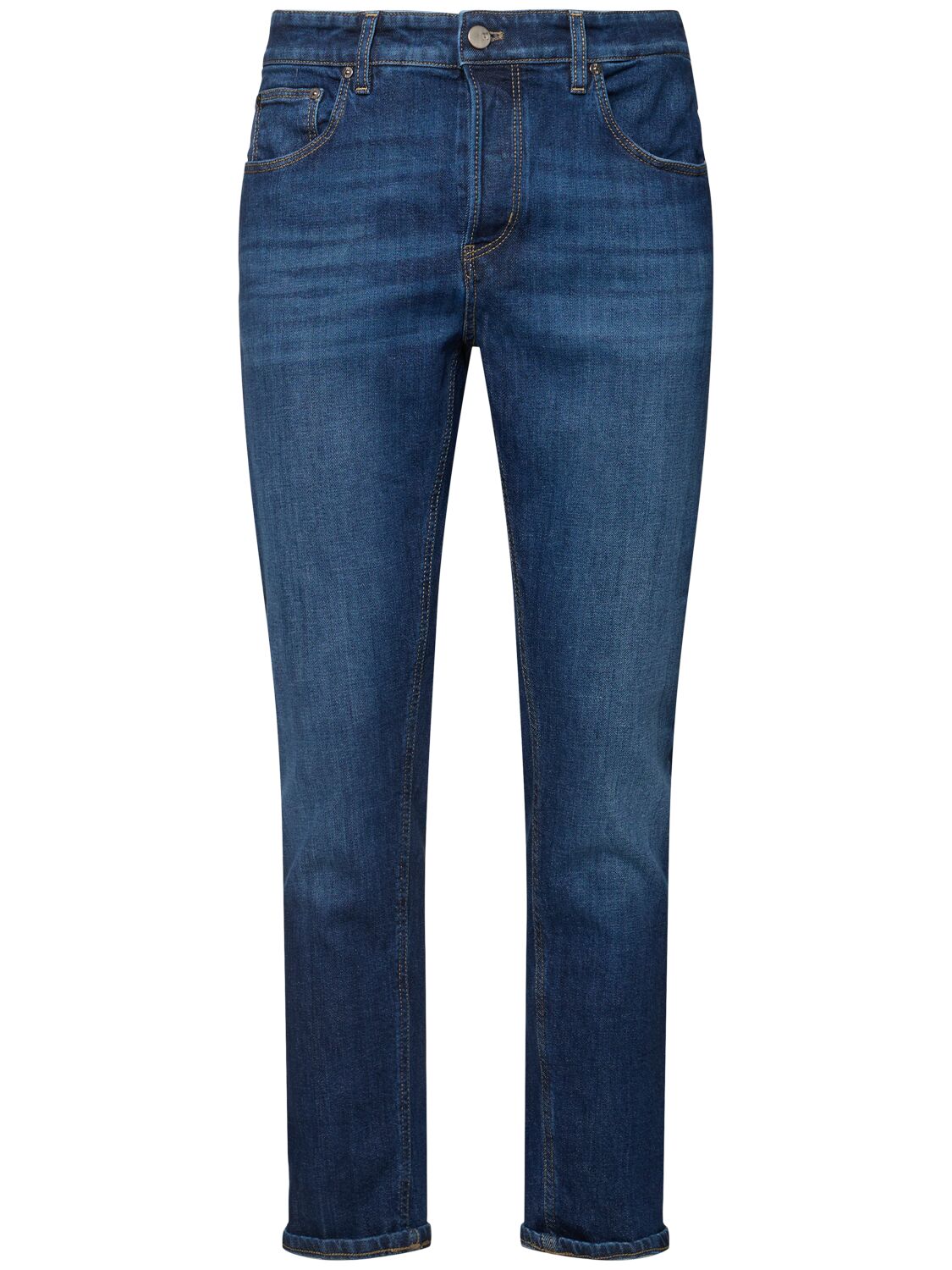 Cotton Denim Regular Jeans