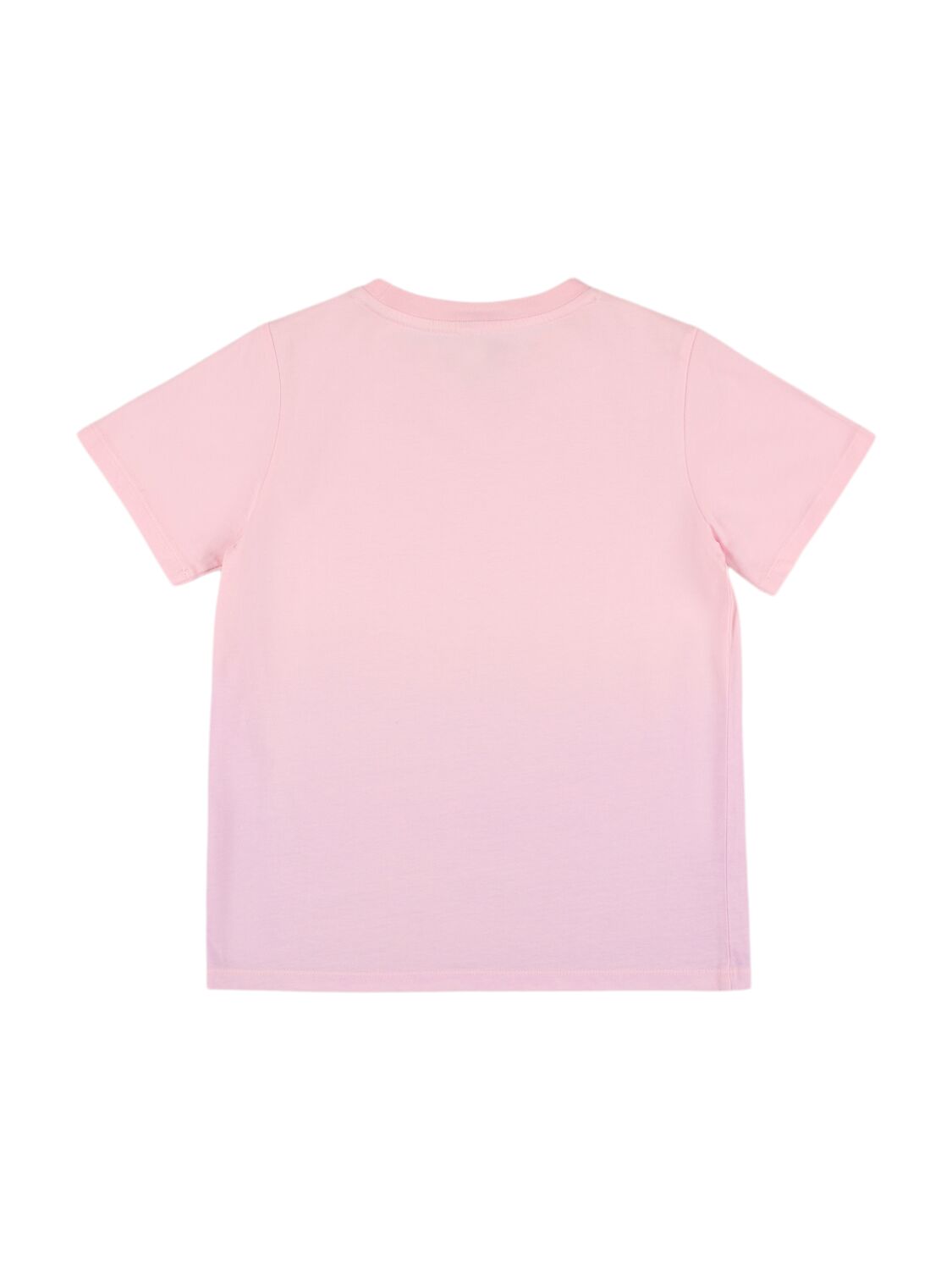 Stella Mccartney Printed Cotton Jersey T-shirt In Pink