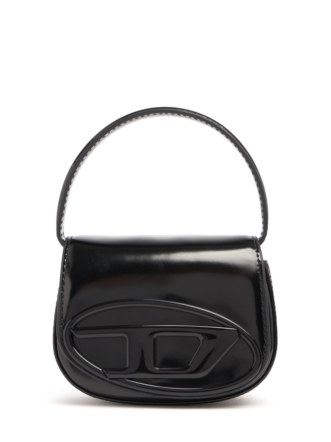 Diesel Xs 1dr Leather Top Handle Bag In Black