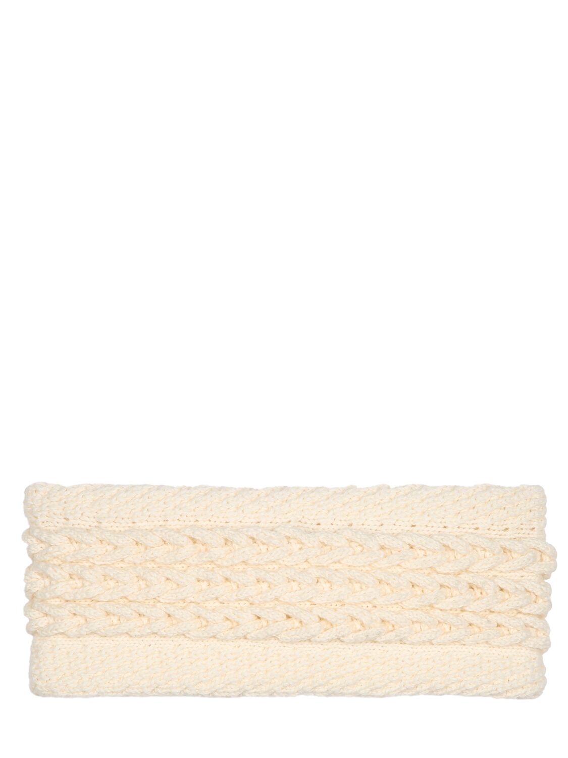 Shop Chloé Organic Cotton Headband In Off-white