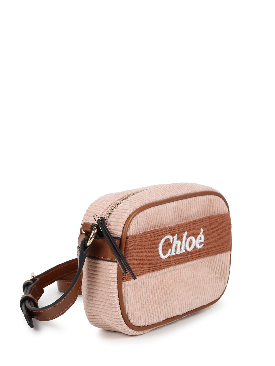 Shop Chloé Faux Shearling & Leather Bag In Pink