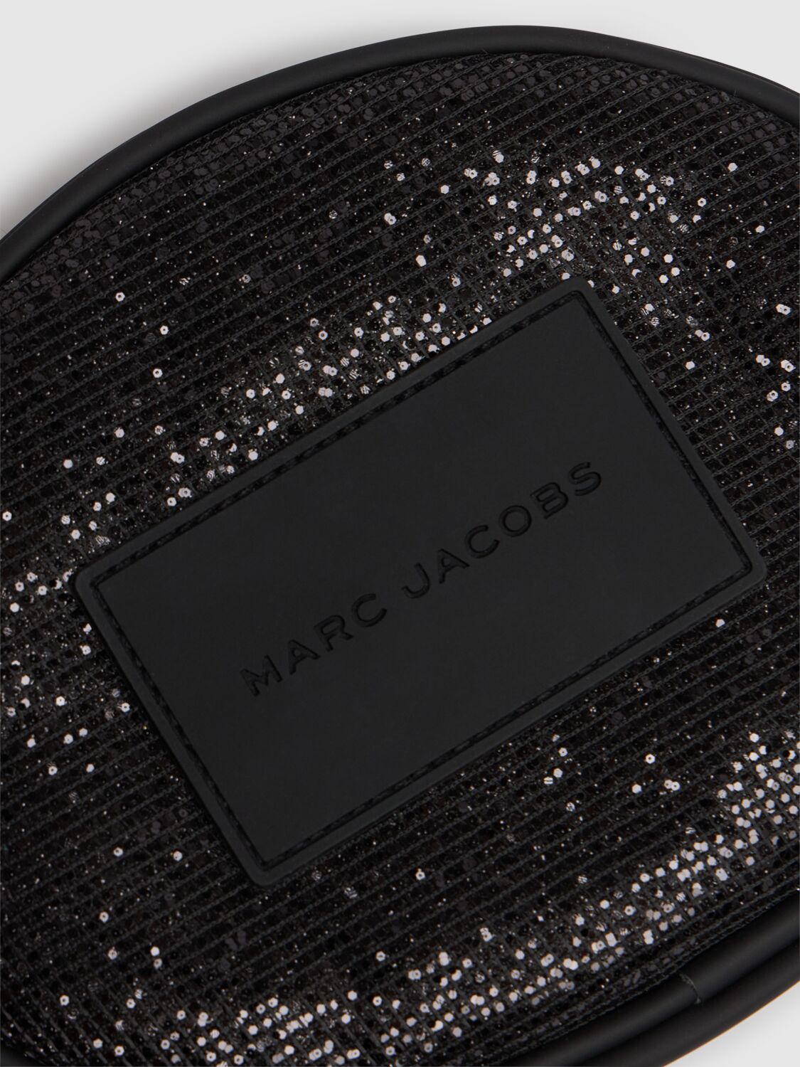 Shop Marc Jacobs Embellished Poly Crossbody Bag In Black