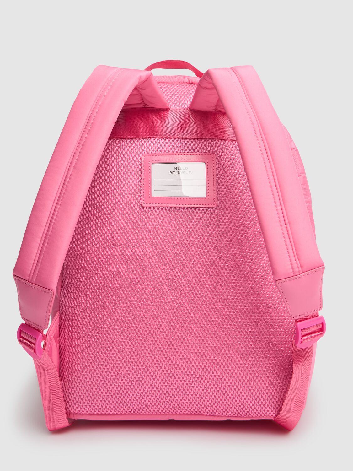 Shop Marc Jacobs Monogram Embossed Poly Backpack In Fuchsia