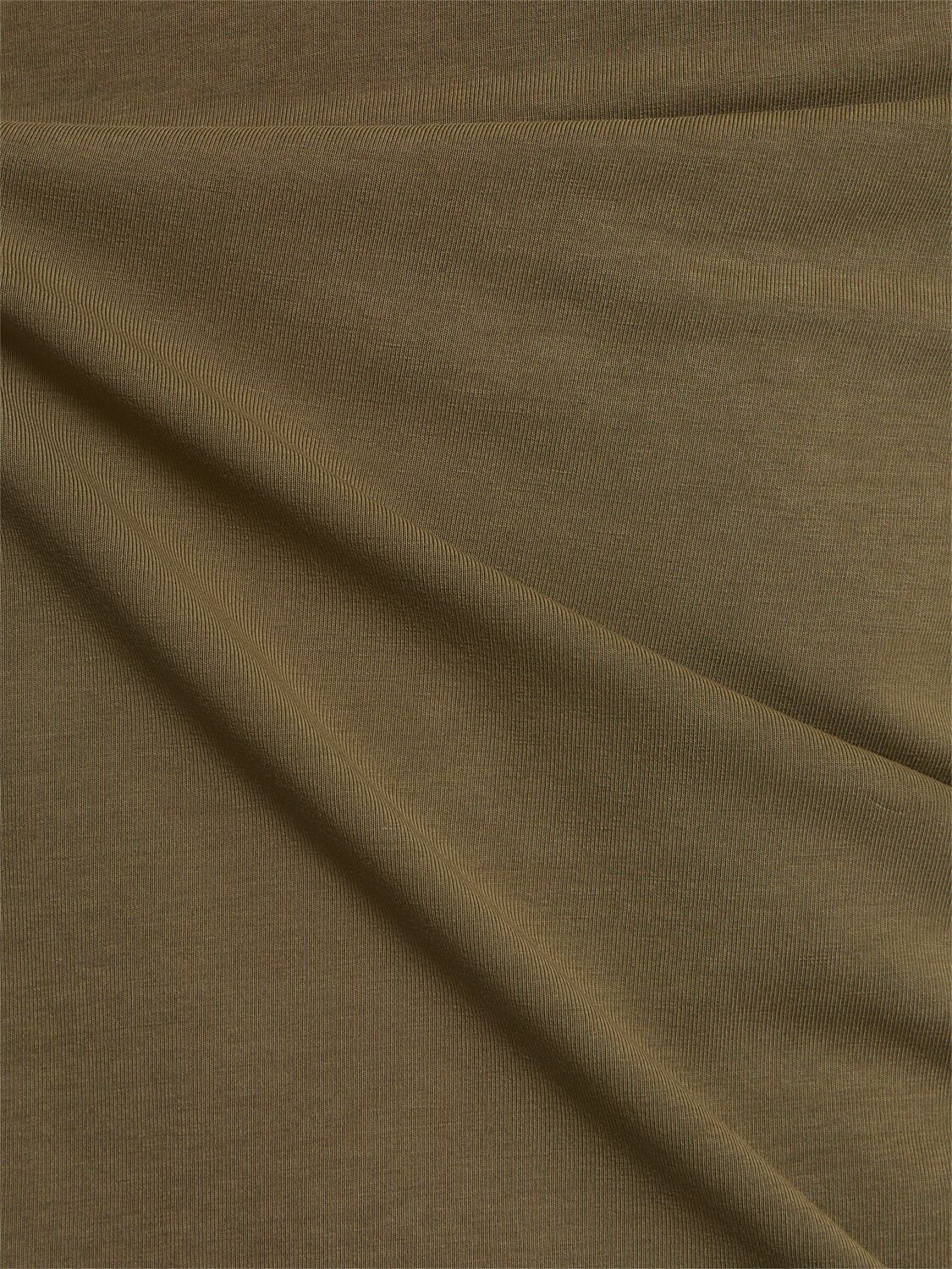 Shop Entire Studios Mini Stretch Cotton T-shirt In Green