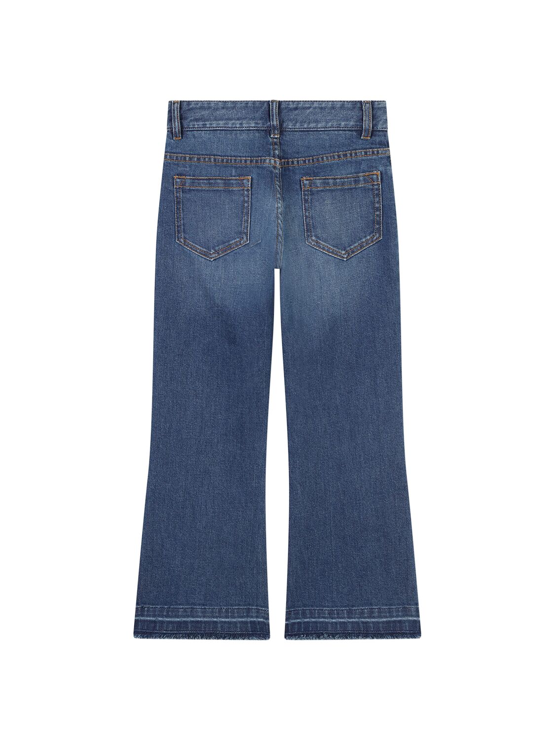 Shop Chloé Stretch Cotton Denim Jeans In Blue