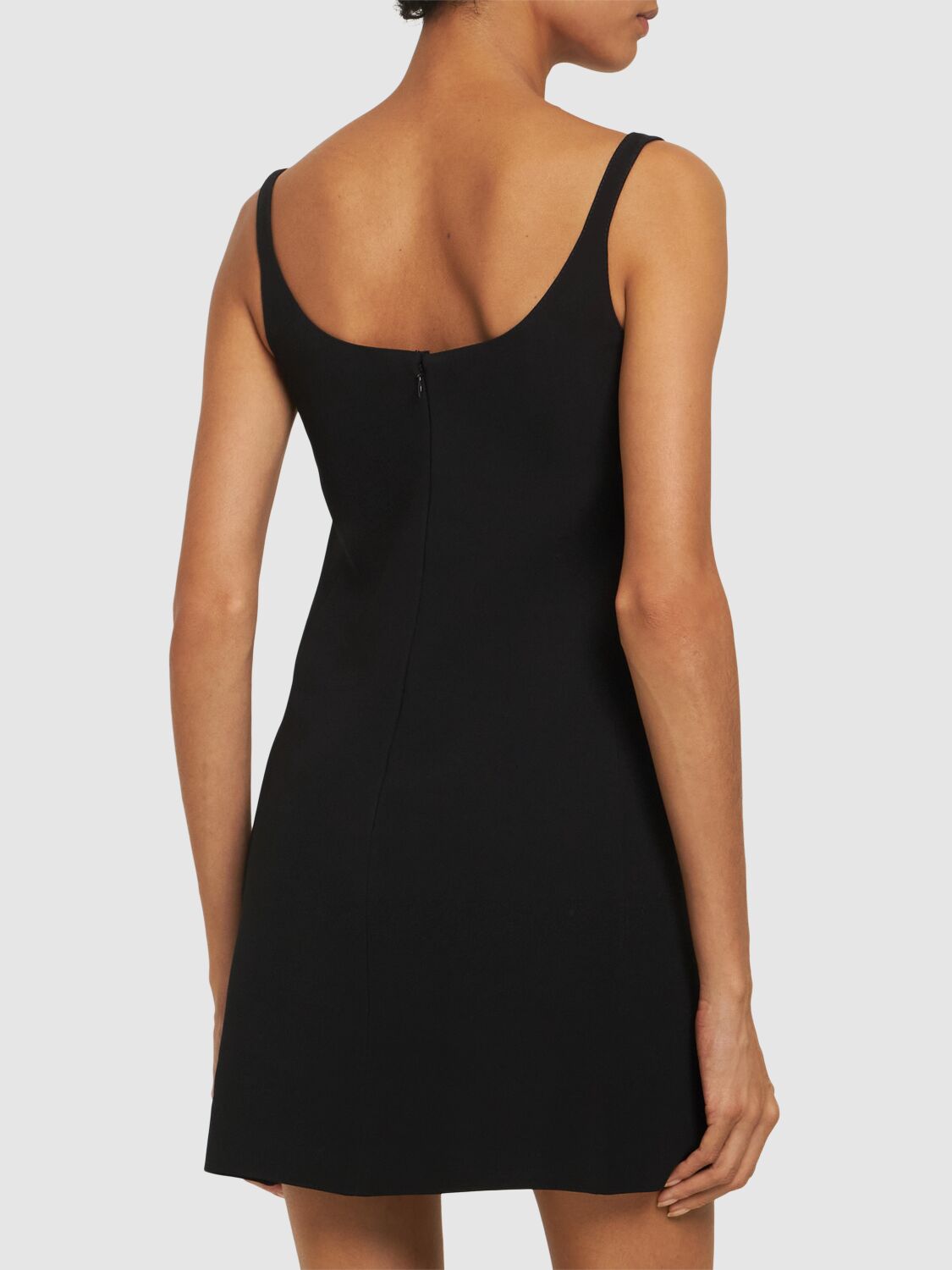 Giambattista Valli Embellished Crepe Dress In Black