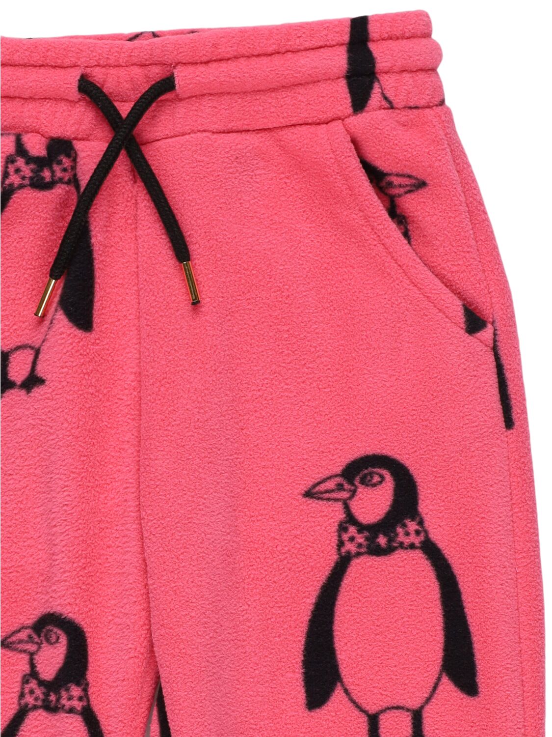 Shop Mini Rodini Printed Recycled Poly Sweatpants In Pink