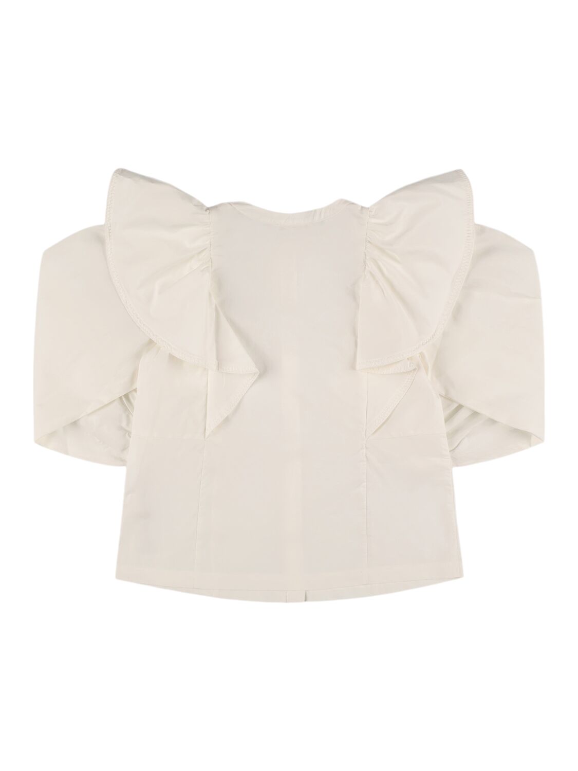 Chloé Cotton Poplin Shirt In White
