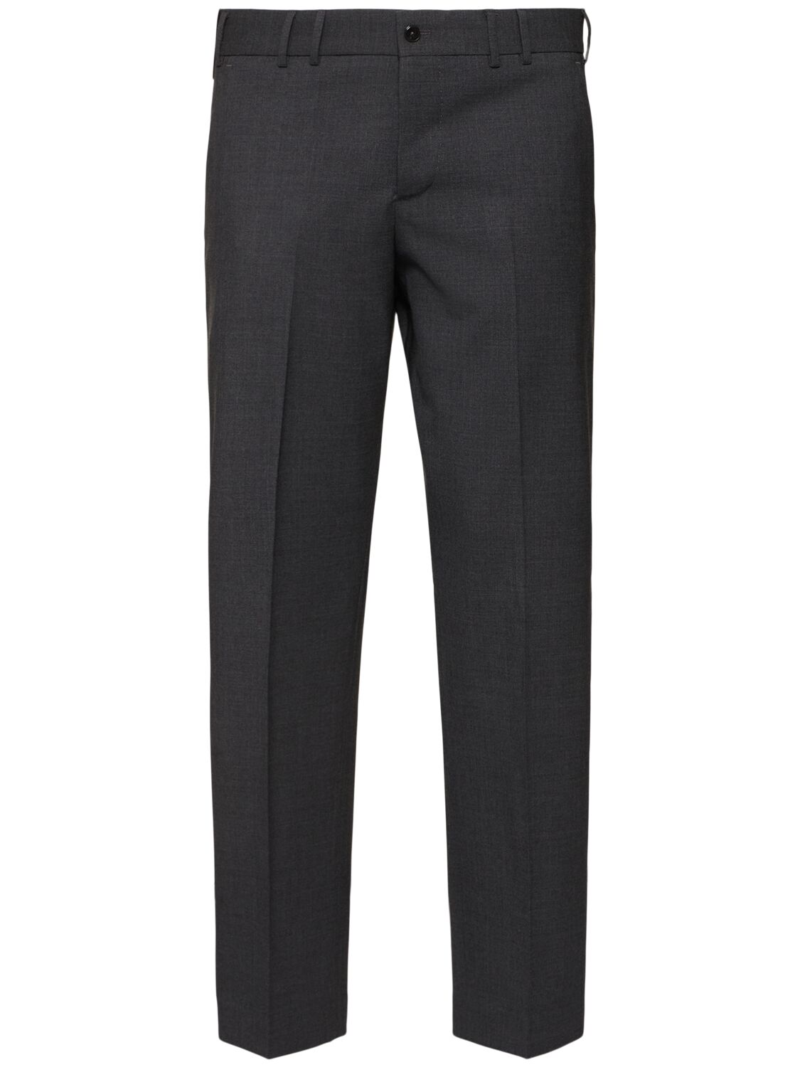 Pt Torino Michael Stretch Wool Pants In Grey Antracite