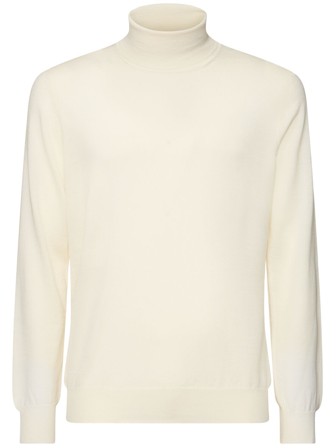 Lardini Wool Turtleneck Sweater In Neutral