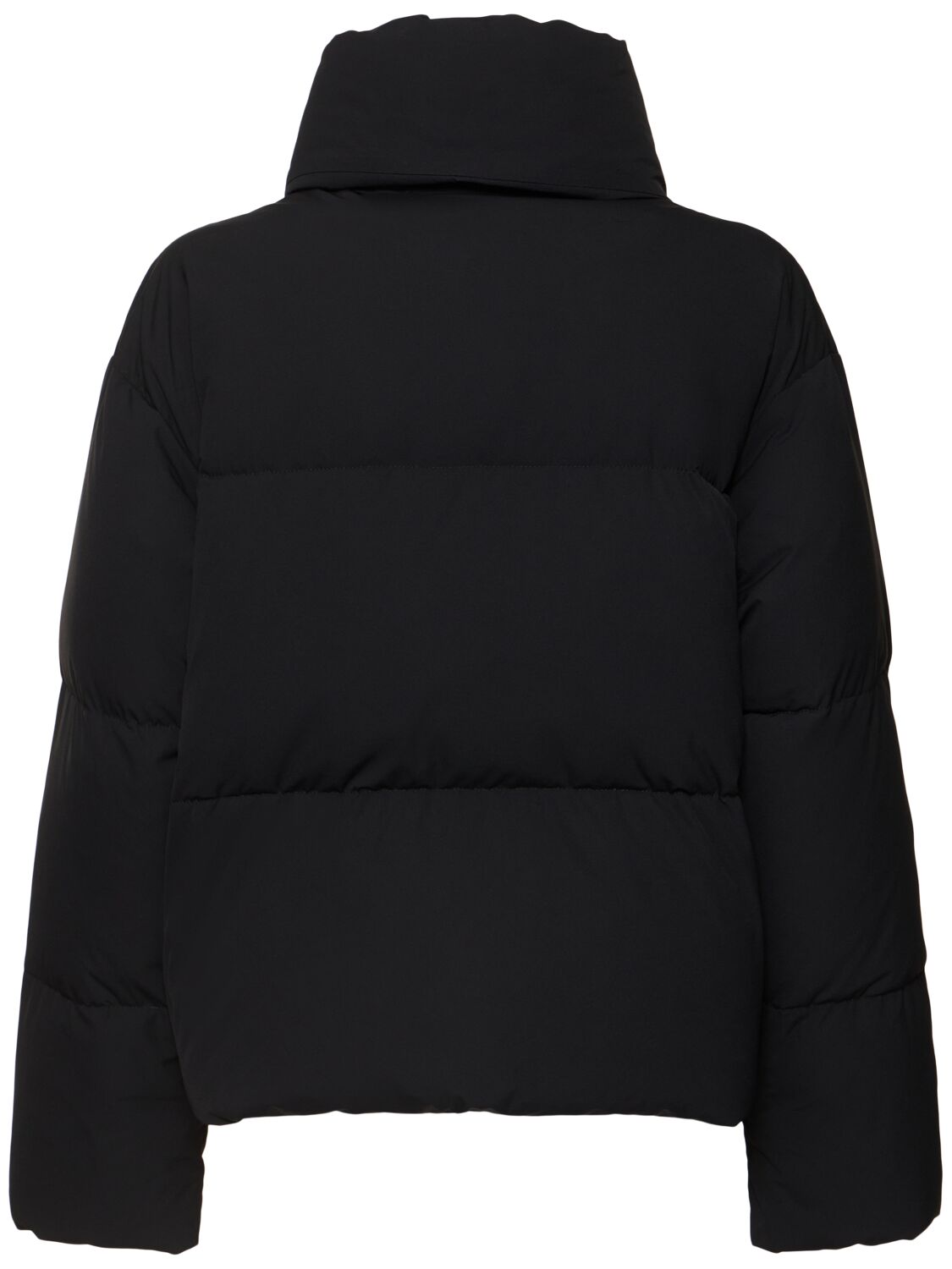 Shop Aspesi Laryn Nylon Puffer Jacket In Black