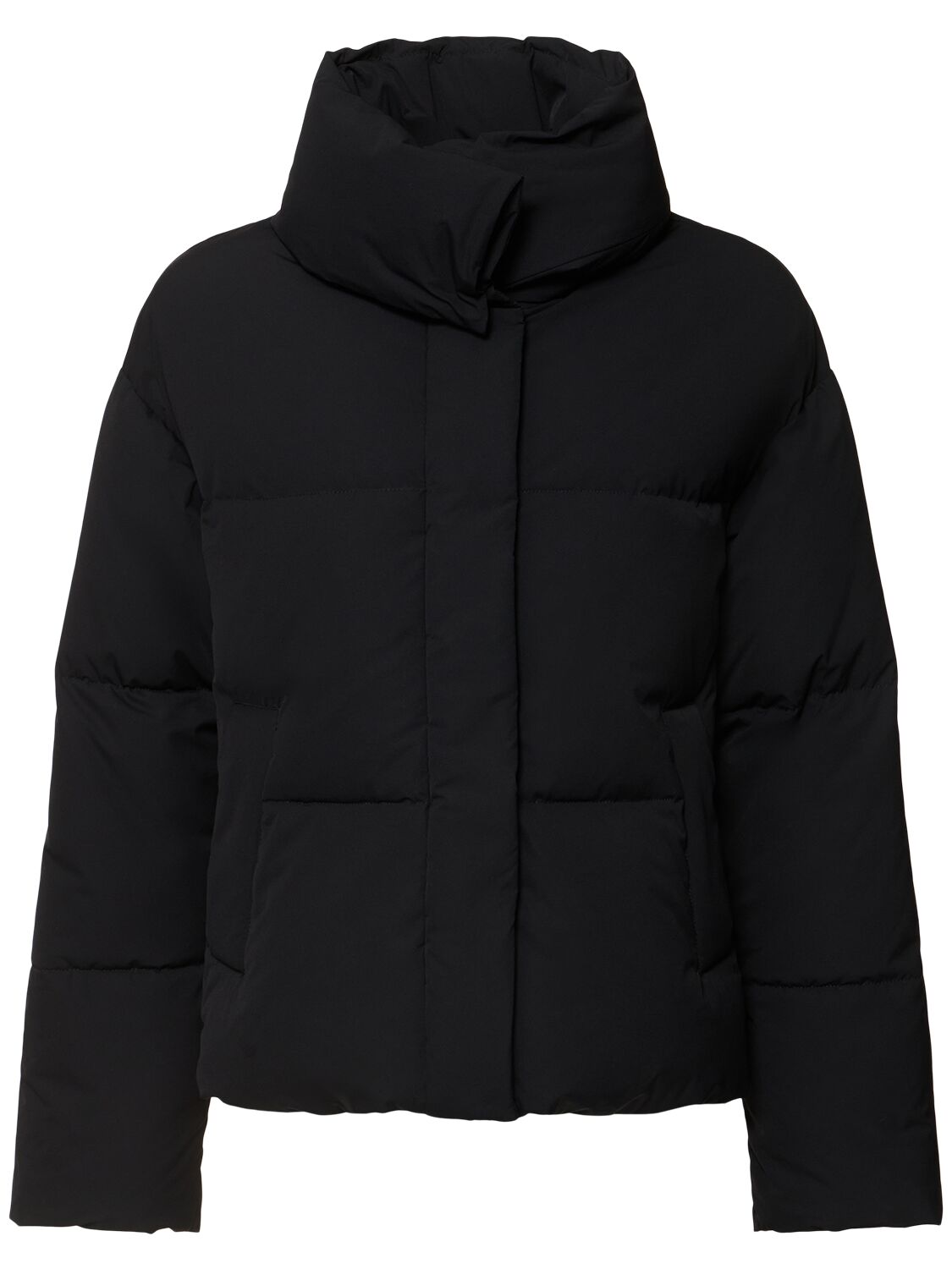 Aspesi Laryn Nylon Puffer Jacket In Black