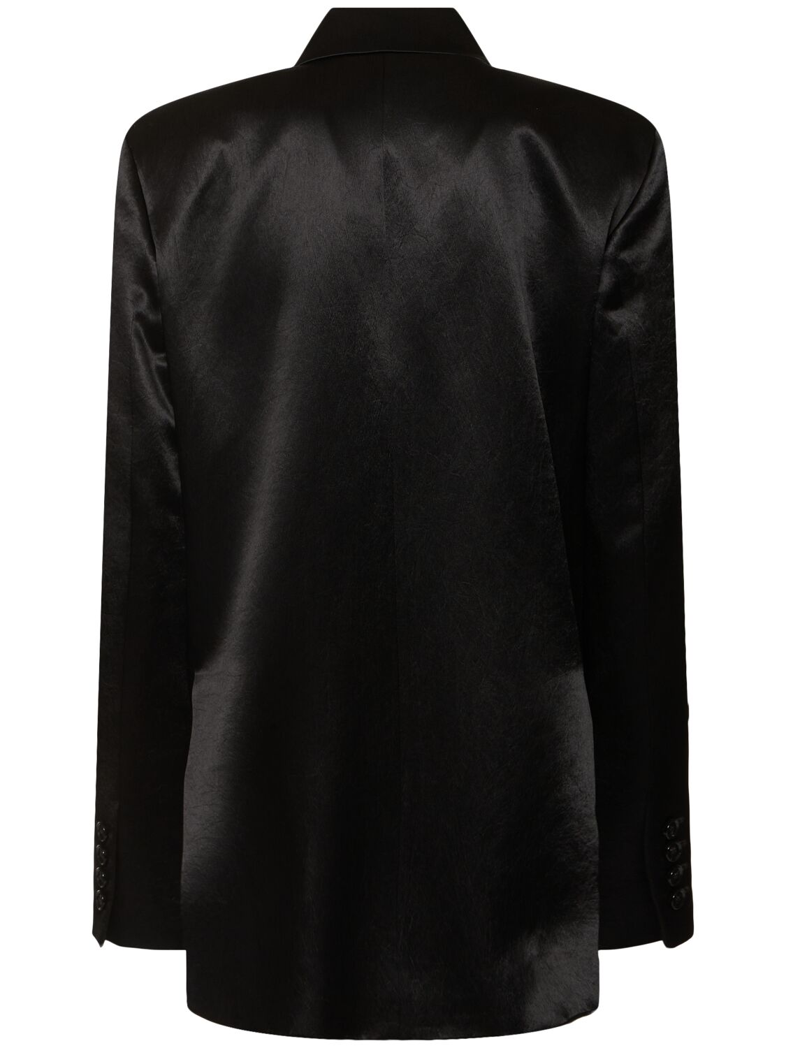 Shop Ann Demeulemeester Elin Tailored Asymmetric Closure Blazer In Black