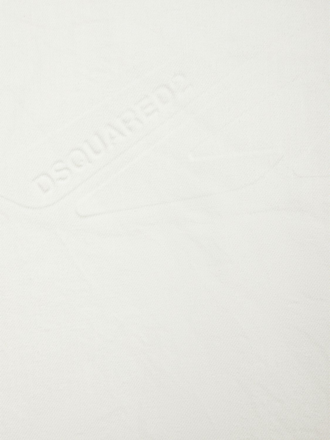 Dsquared2 Icon New Generation Overshirt In Off-white