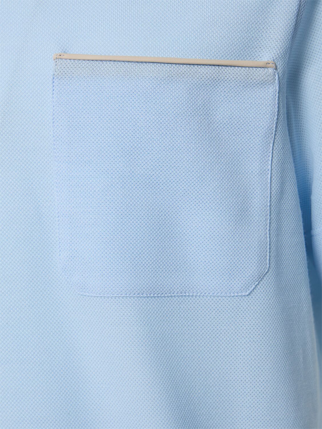 ZEGNA PURE COTTON PIQUET POLO 