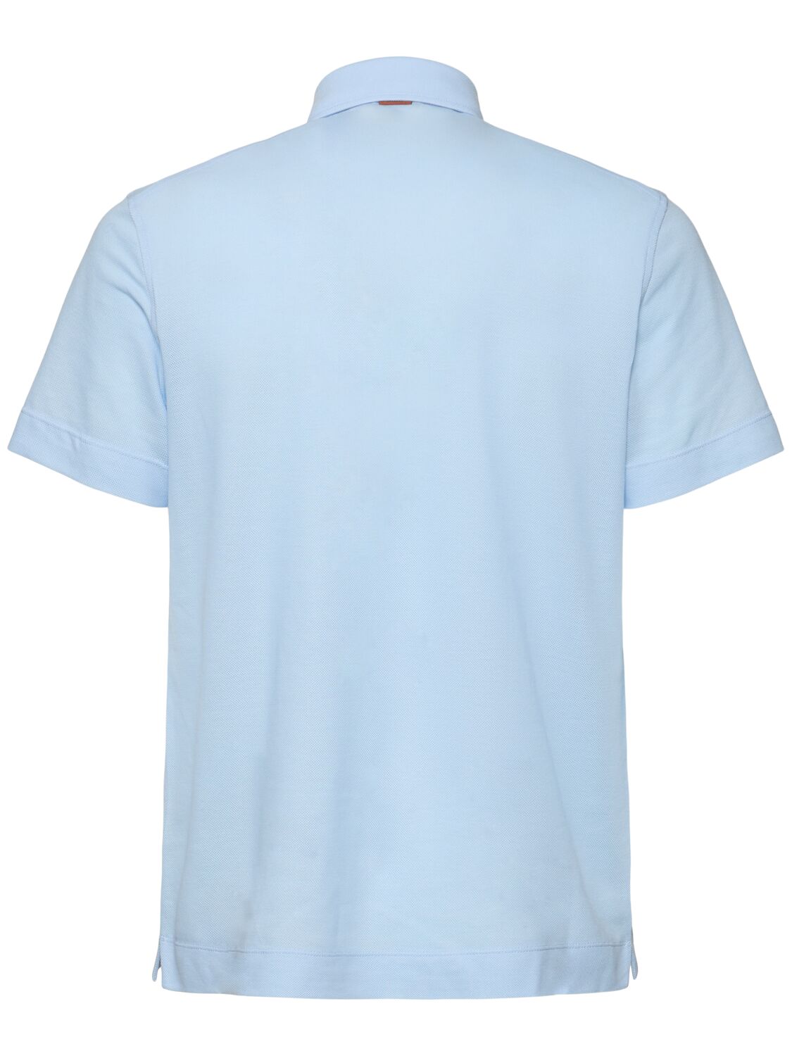 ZEGNA PURE COTTON PIQUET POLO 