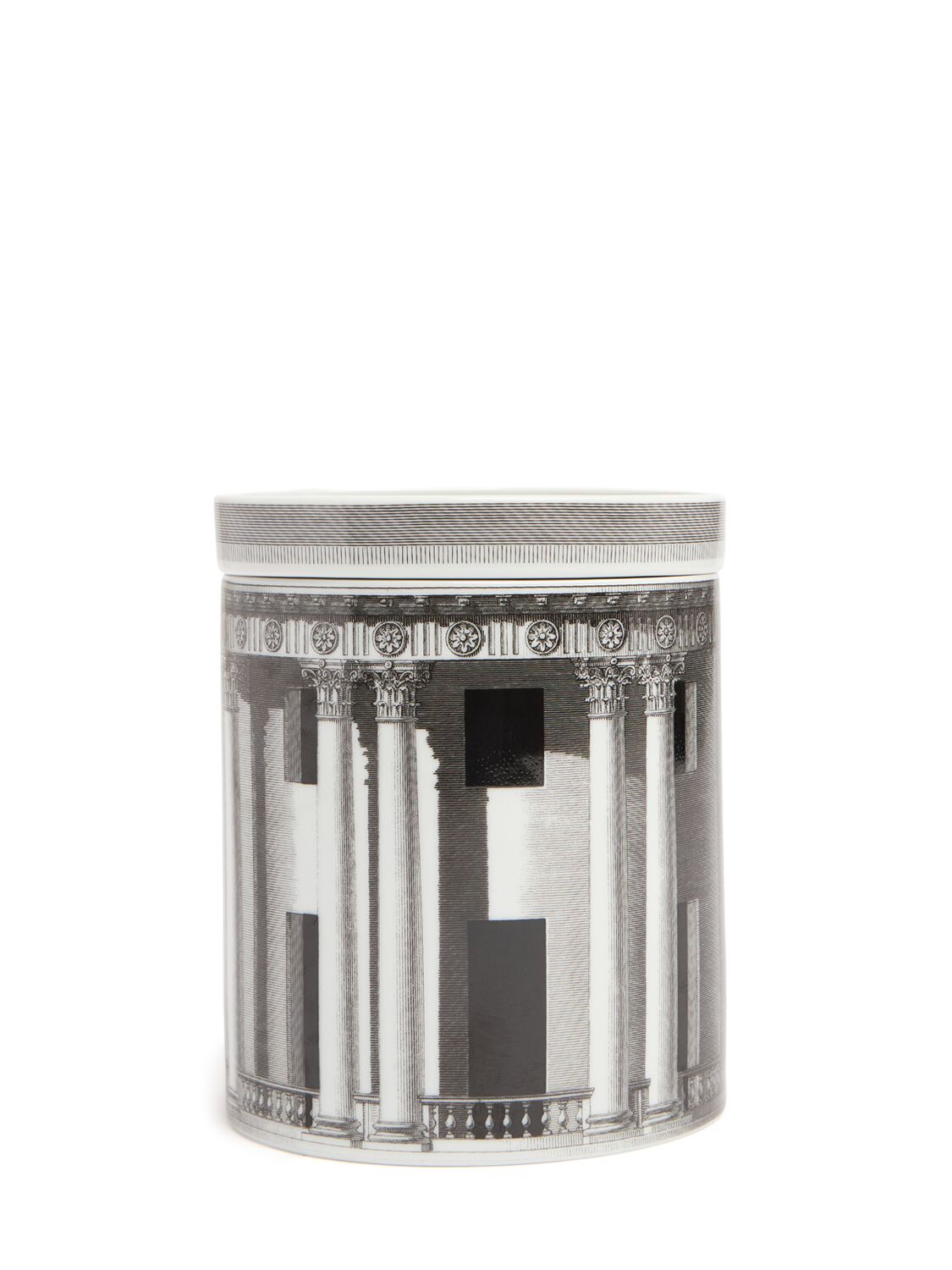 Fornasetti Grande Architettura Candle In Gray