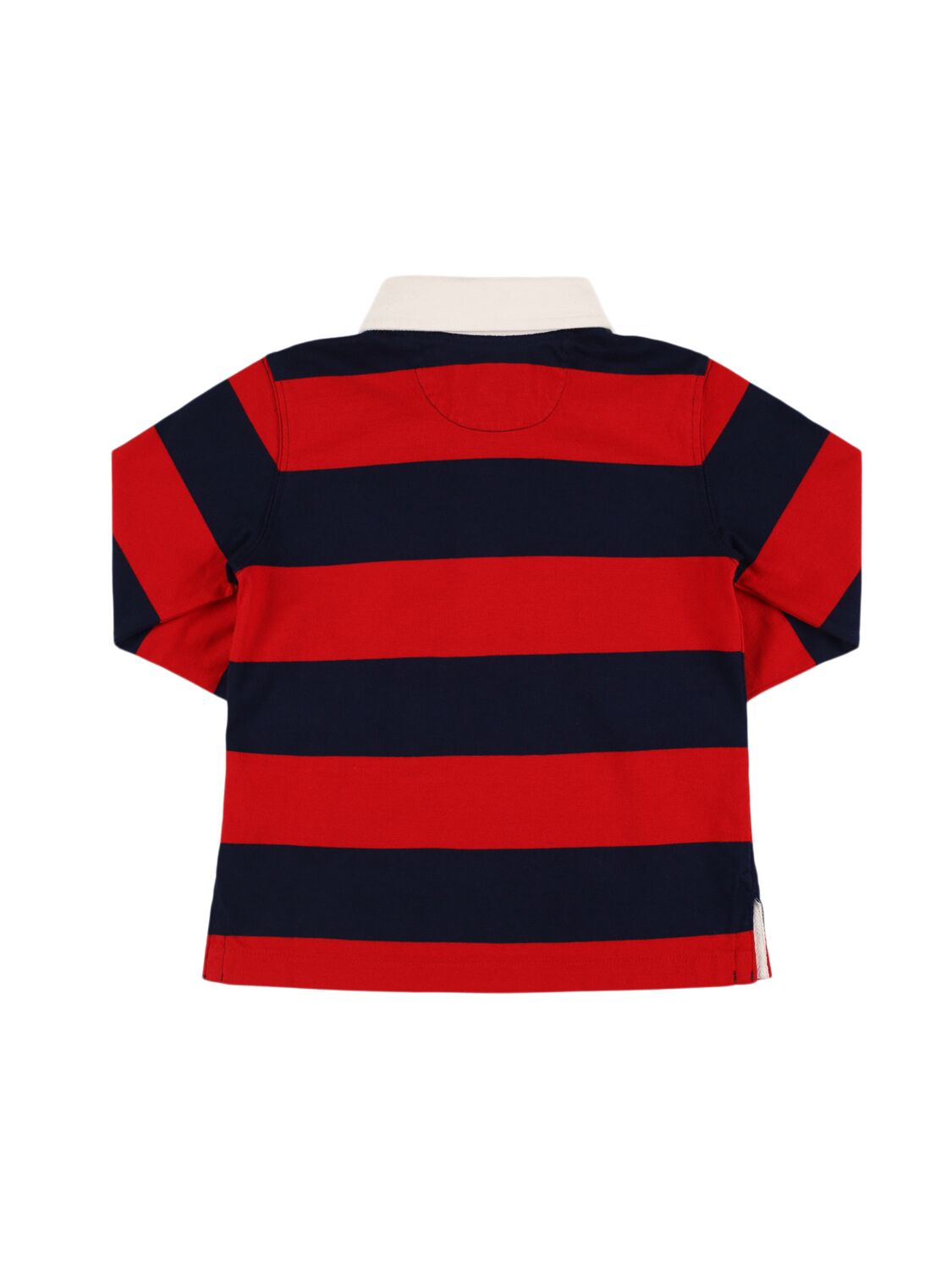 POLO RALPH LAUREN LOGO EMBROIDERY LONG SLEEVE COTTON POLO 