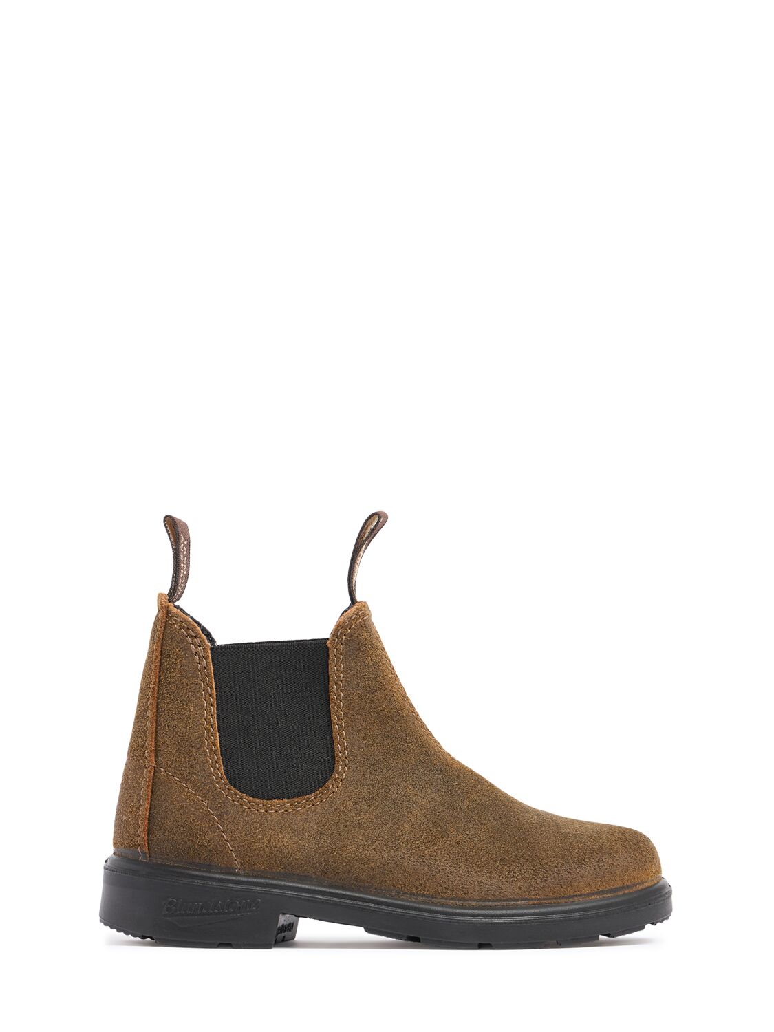 Blundstone Suede Chelsea Boots In Brown