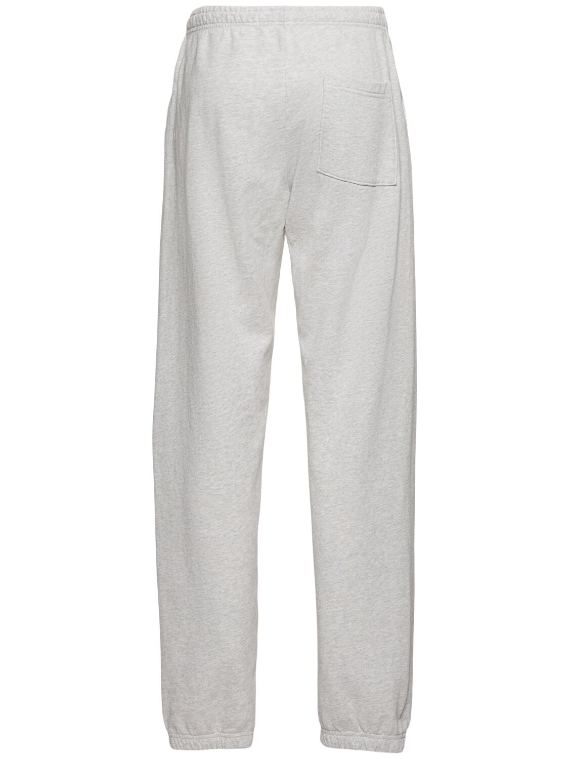 Shop Sporty And Rich Varsity Crest Sweatpants In Heather Gray/na