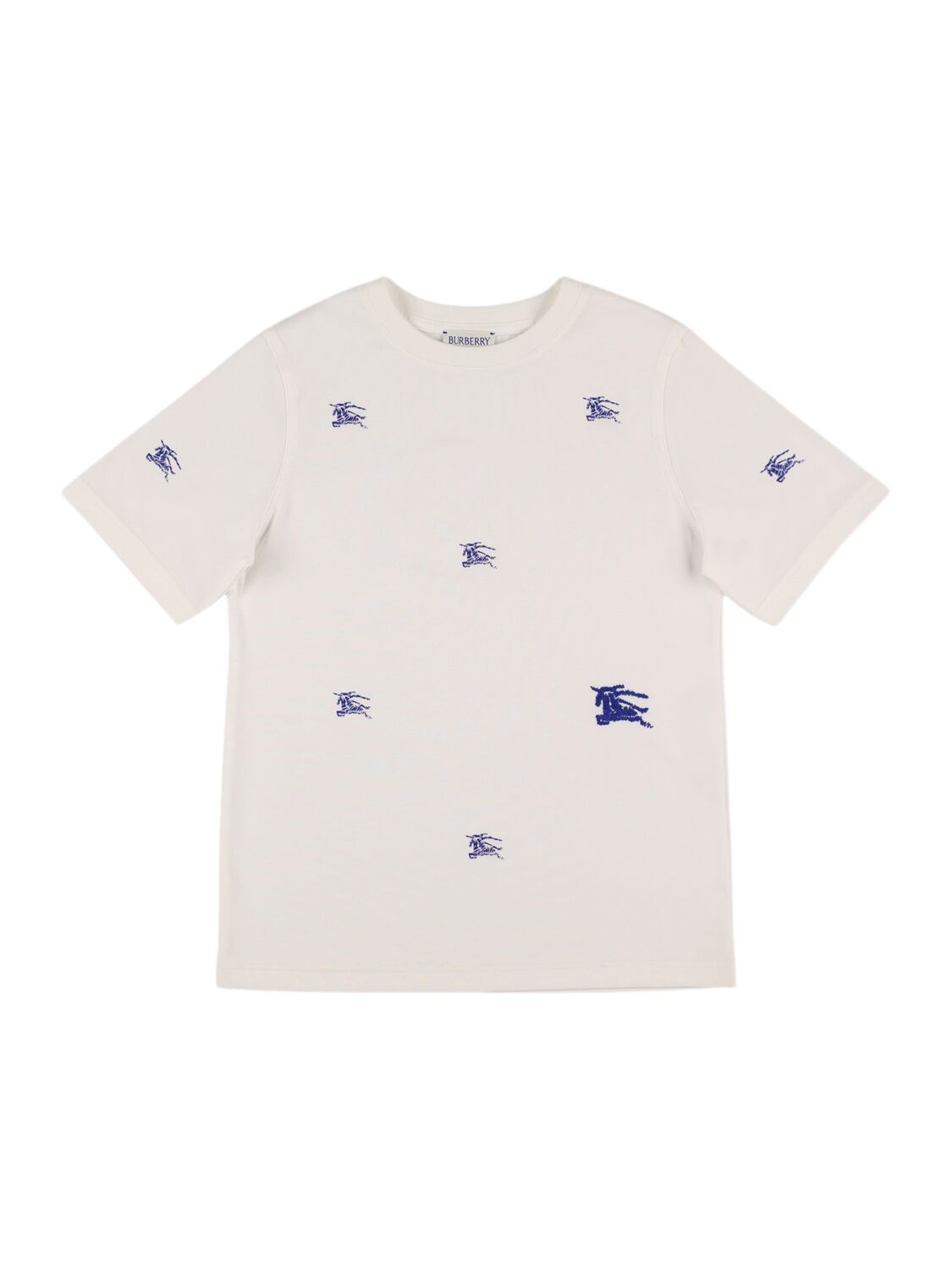 Burberry Kids' Cotton Jersey Logo T-shirt In White