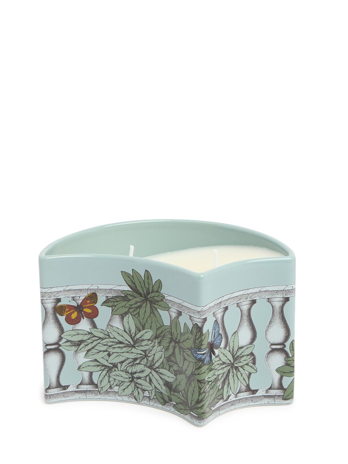 Fornasetti Farfalle Balaustra Candle In Blue